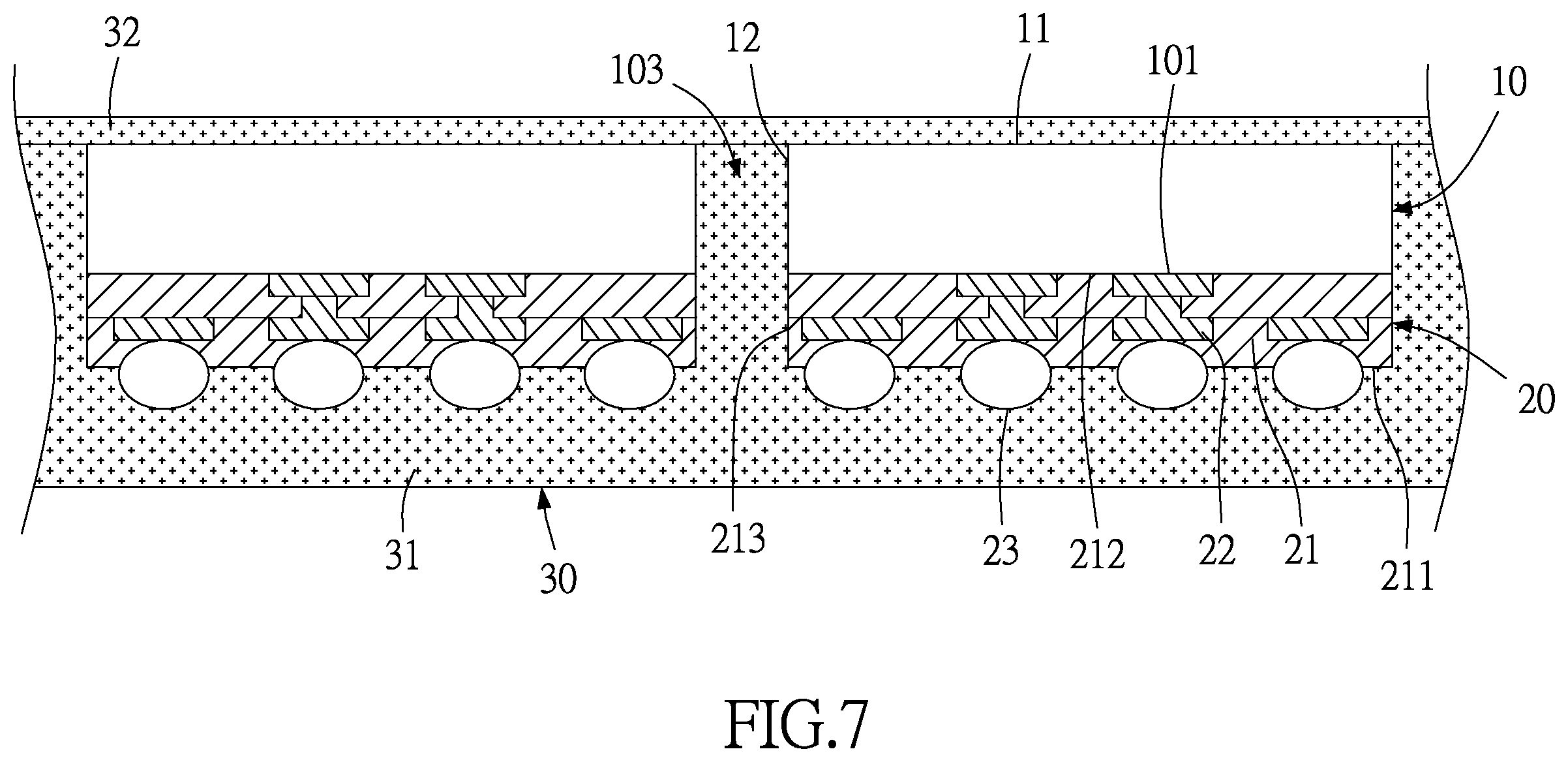 Patent US11824012 Figure 8 – Integrated circuit package structure and method of manufacturing the same