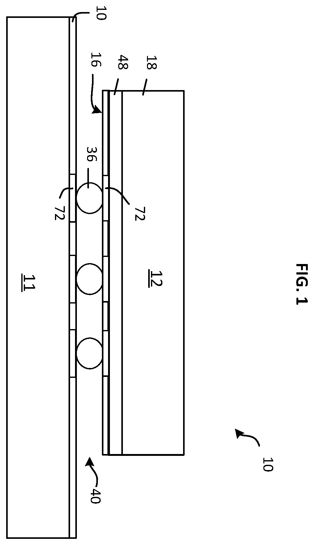 Patent US11824013 Figure 1 – Package substrate with reduced interconnect stress