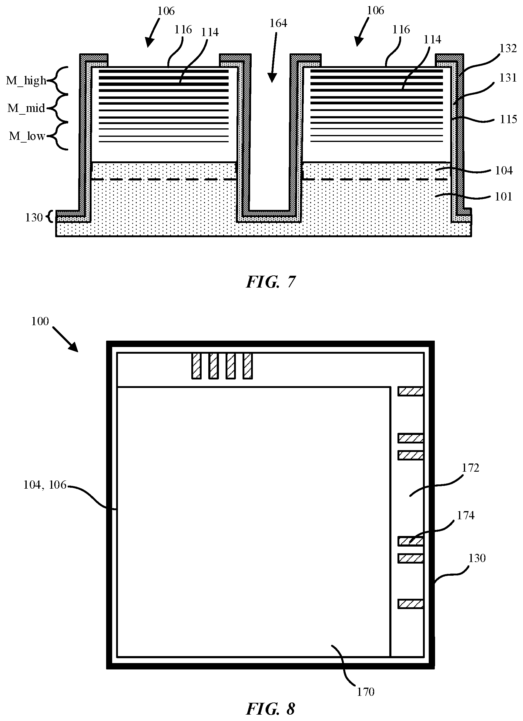 Patent US11824015 Figure 8 – Structure and method for sealing a silicon IC