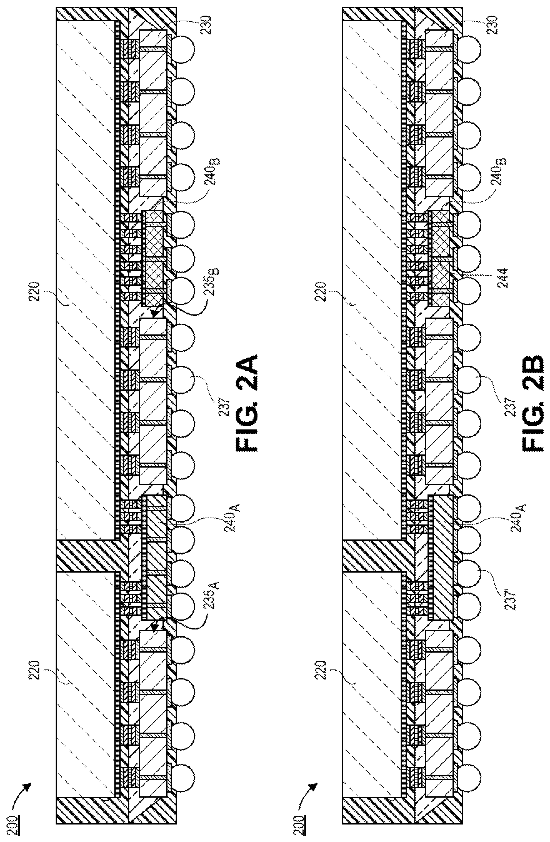 Patent US11824018 Figure 2 – Heterogeneous nested interposer package for IC chips
