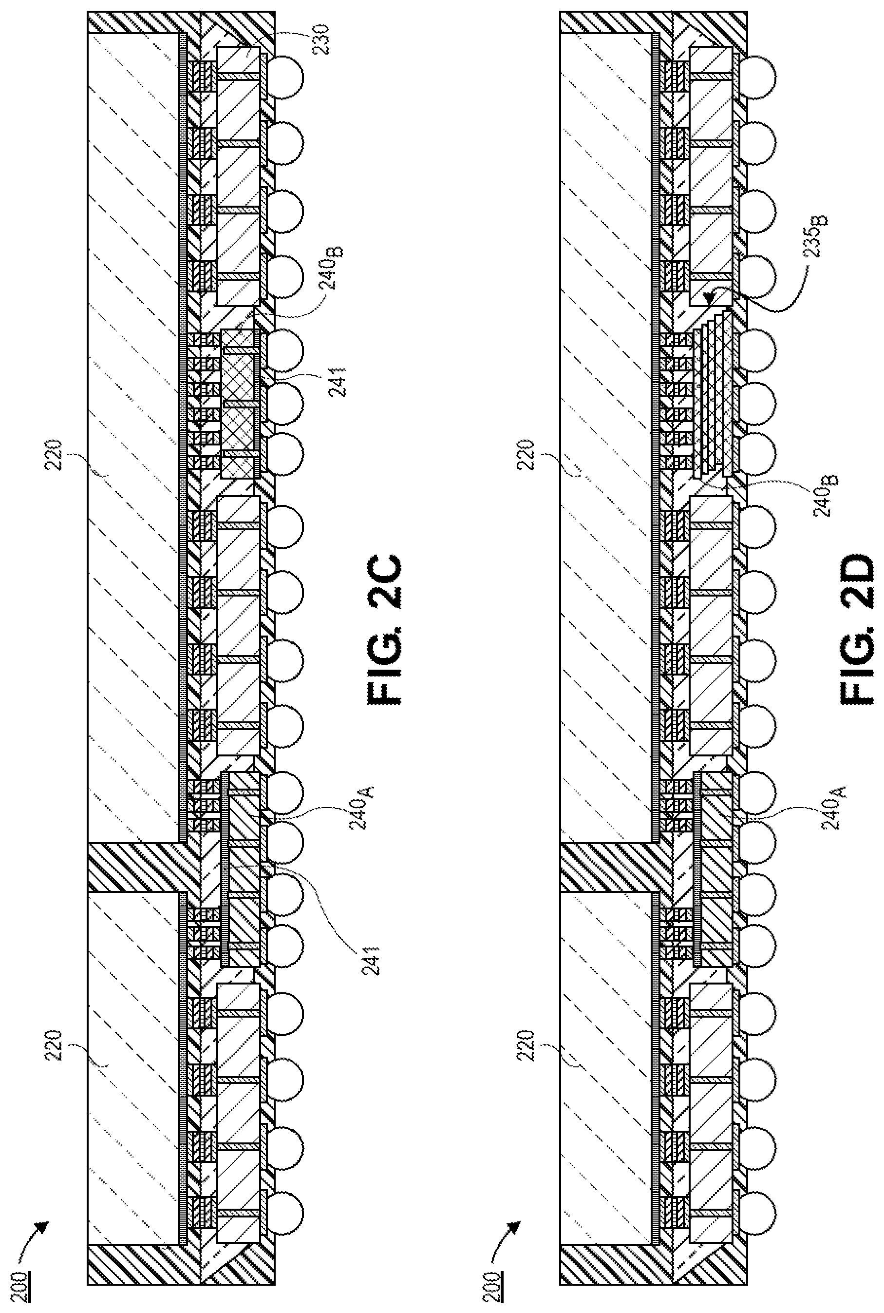 Patent US11824018 Figure 3 – Heterogeneous nested interposer package for IC chips
