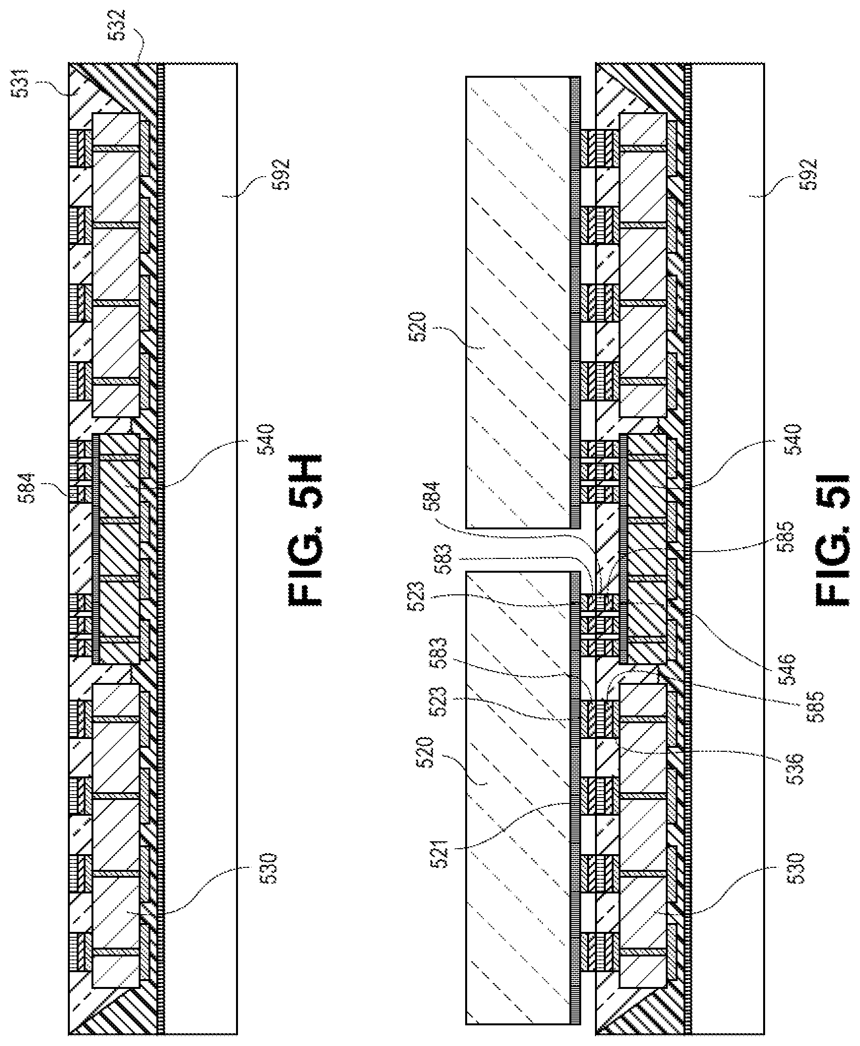 Patent US11824018 Figure 11 – Heterogeneous nested interposer package for IC chips