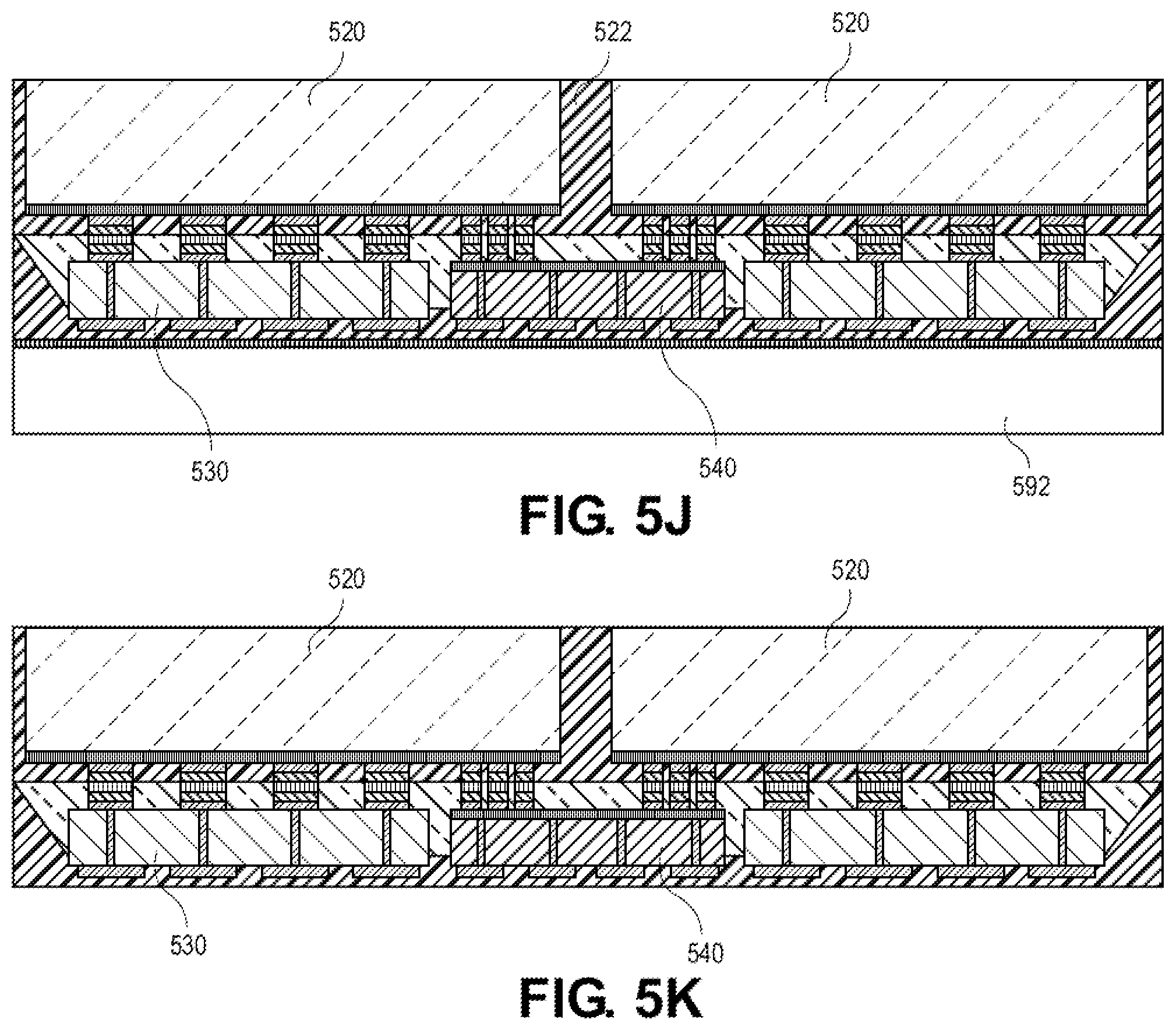 Patent US11824018 Figure 12 – Heterogeneous nested interposer package for IC chips