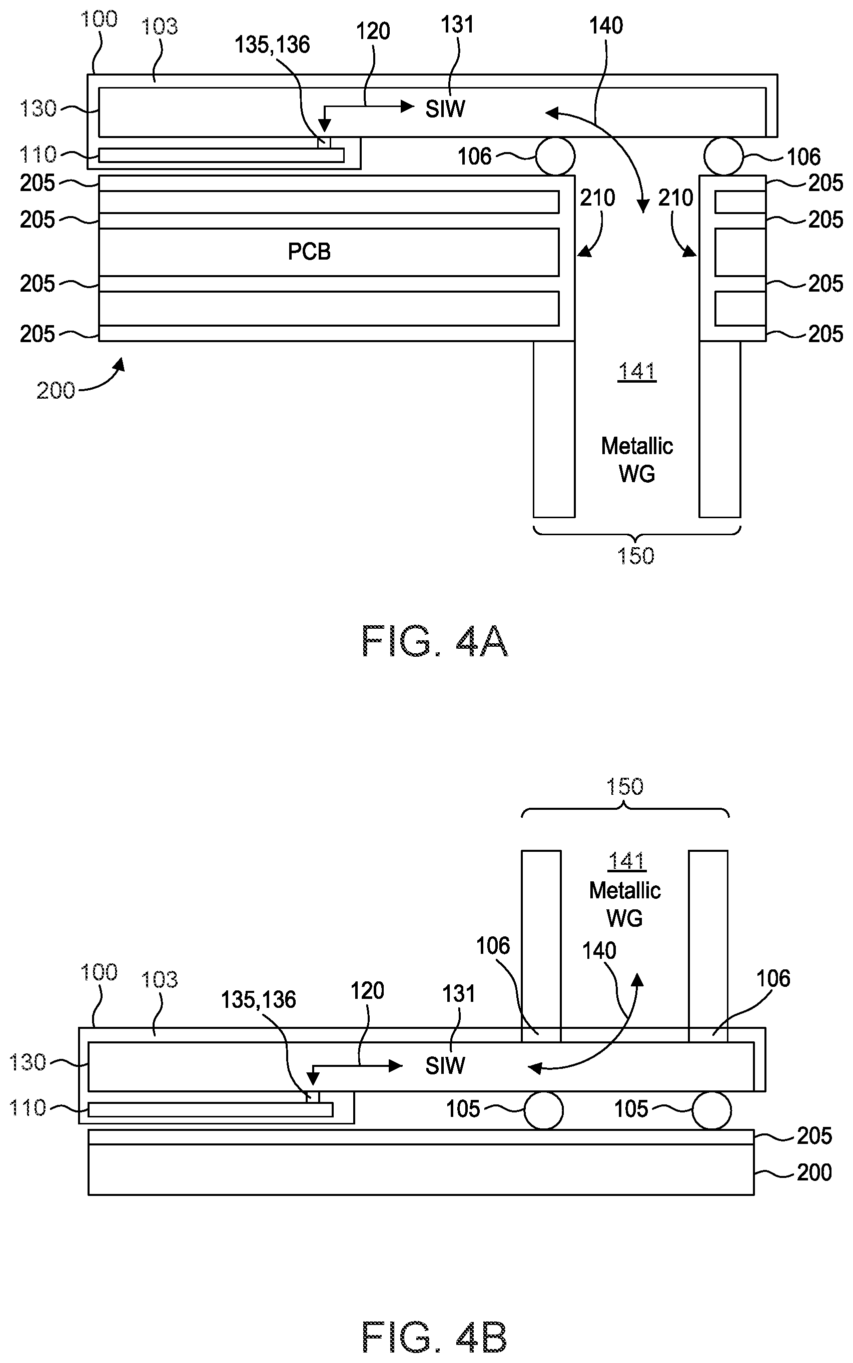 Patent US11824019 Figure 7 – Chip package with substrate integrated waveguide and waveguide interface