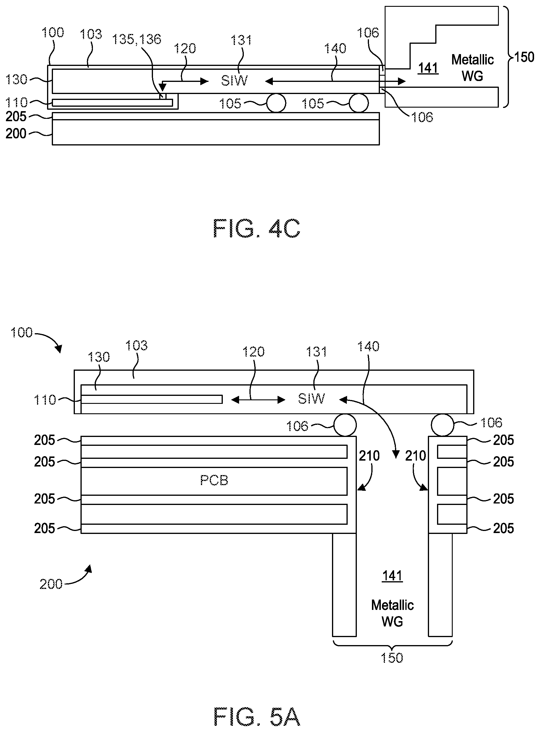 Patent US11824019 Figure 8 – Chip package with substrate integrated waveguide and waveguide interface