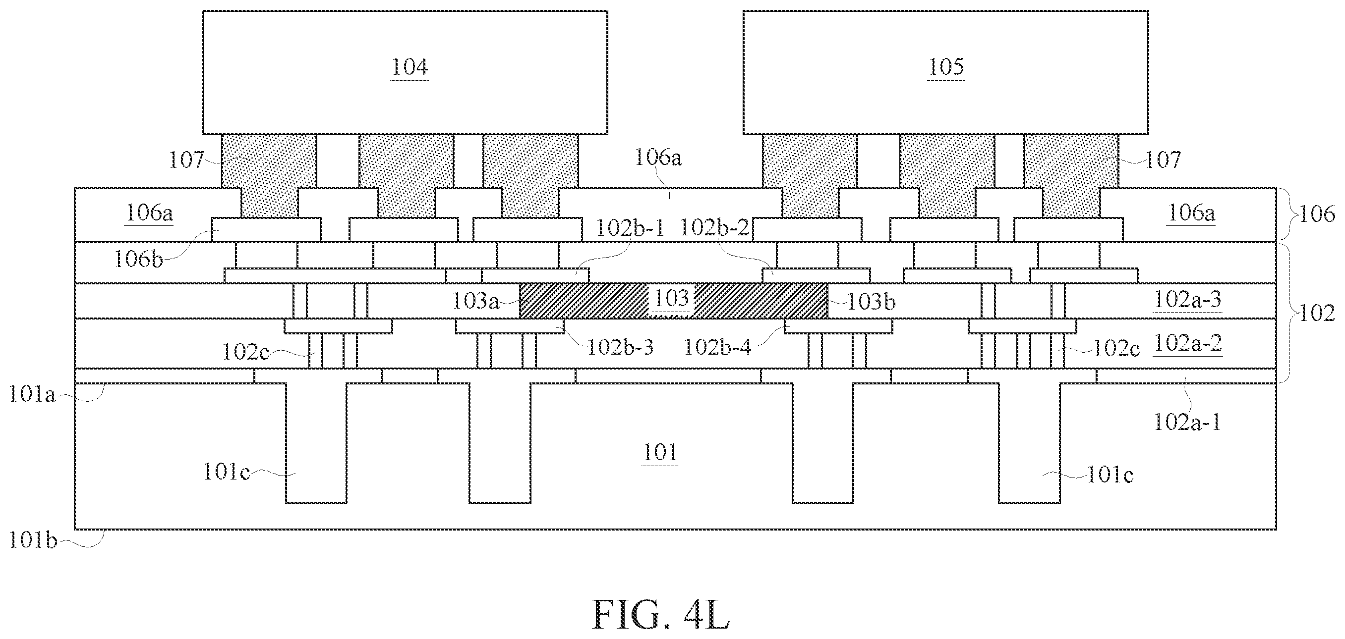 Patent US11824021 Figure 12 – Semiconductor package for high-speed data transmission and manufacturing method thereof