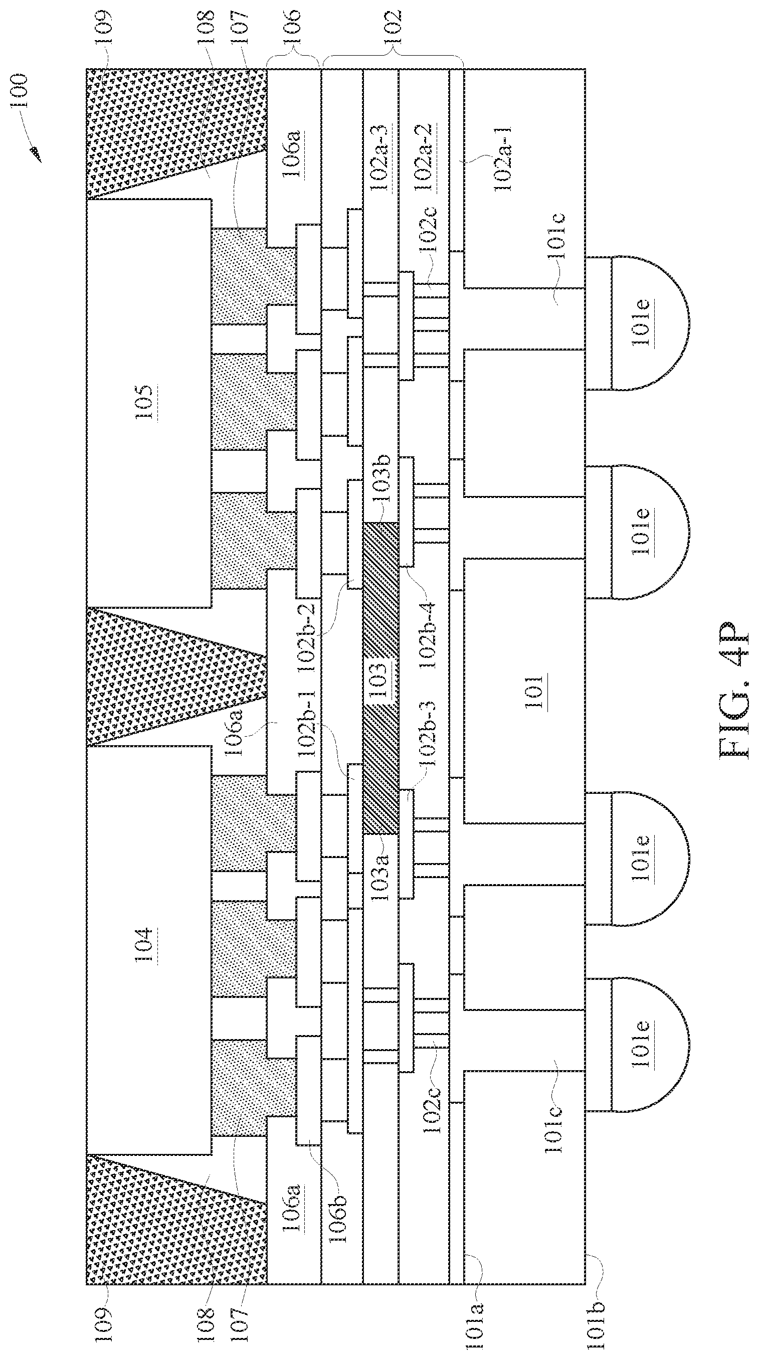 Patent US11824021 Figure 16 – Semiconductor package for high-speed data transmission and manufacturing method thereof