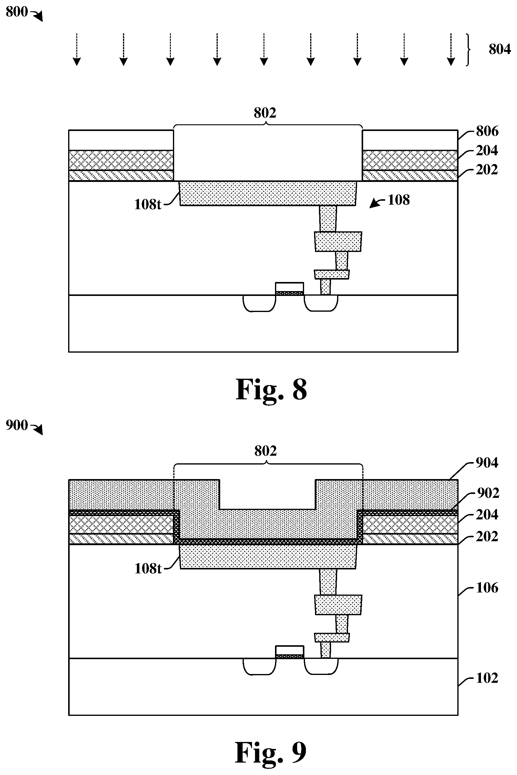 Patent US11824022 Figure 5 – Bond pad with enhanced reliability