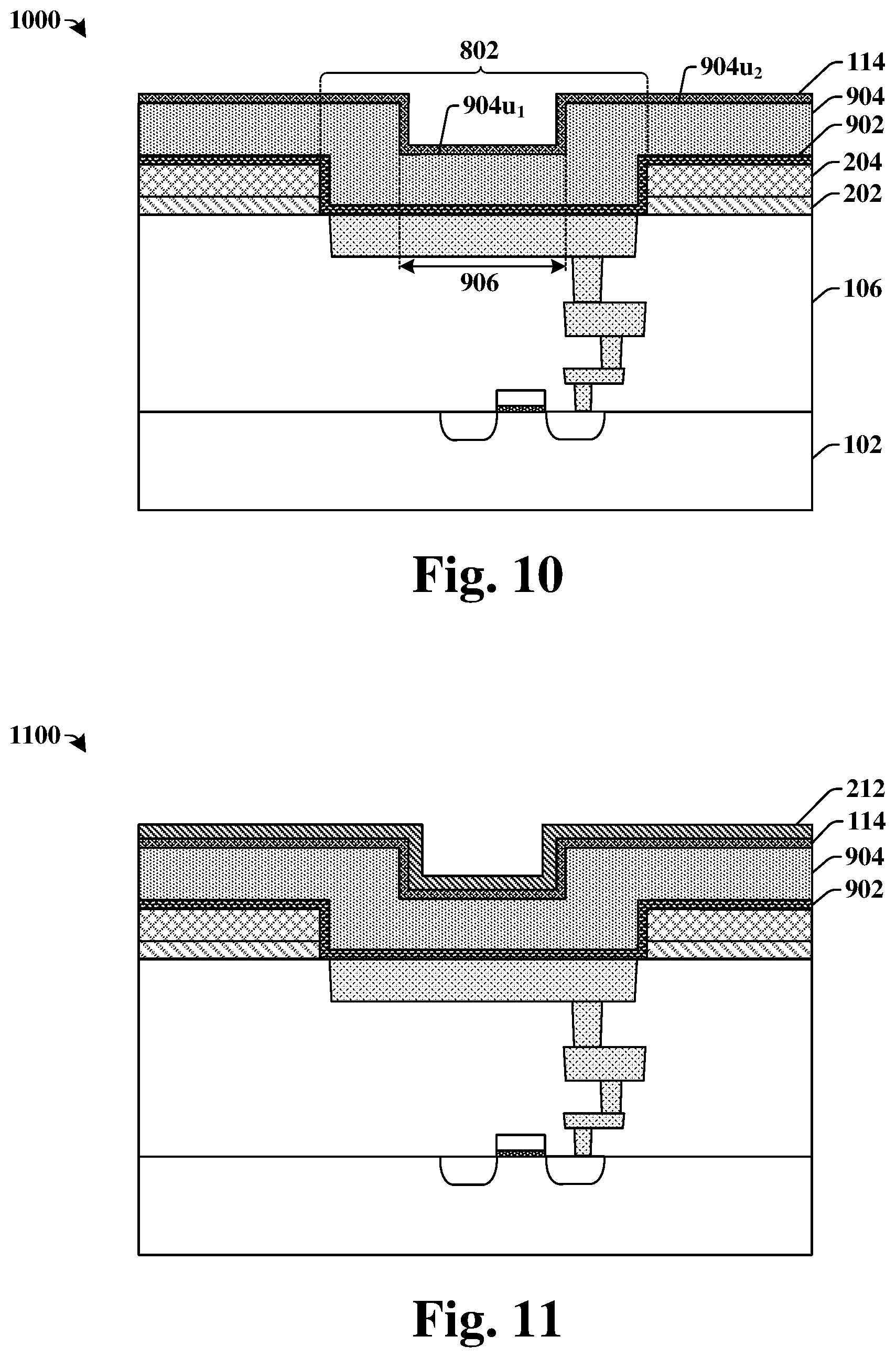 Patent US11824022 Figure 6 – Bond pad with enhanced reliability