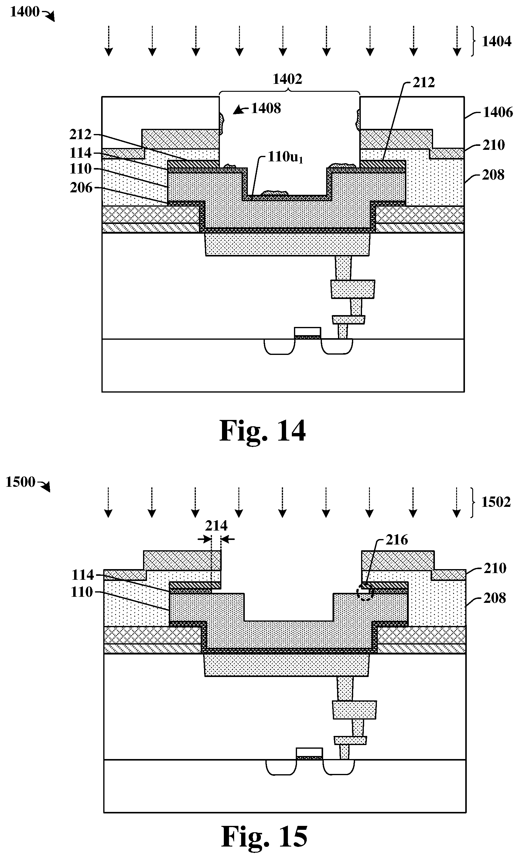 Patent US11824022 Figure 8 – Bond pad with enhanced reliability
