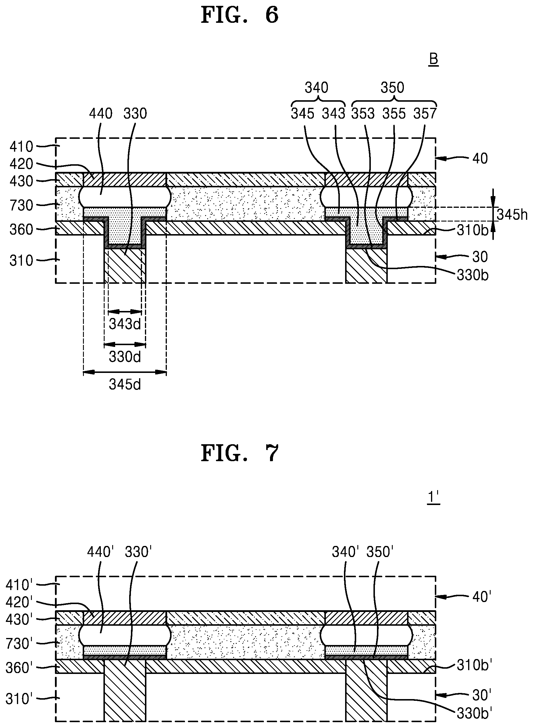 Patent US11824023 Figure 5 – Semiconductor chip and semiconductor package including the same