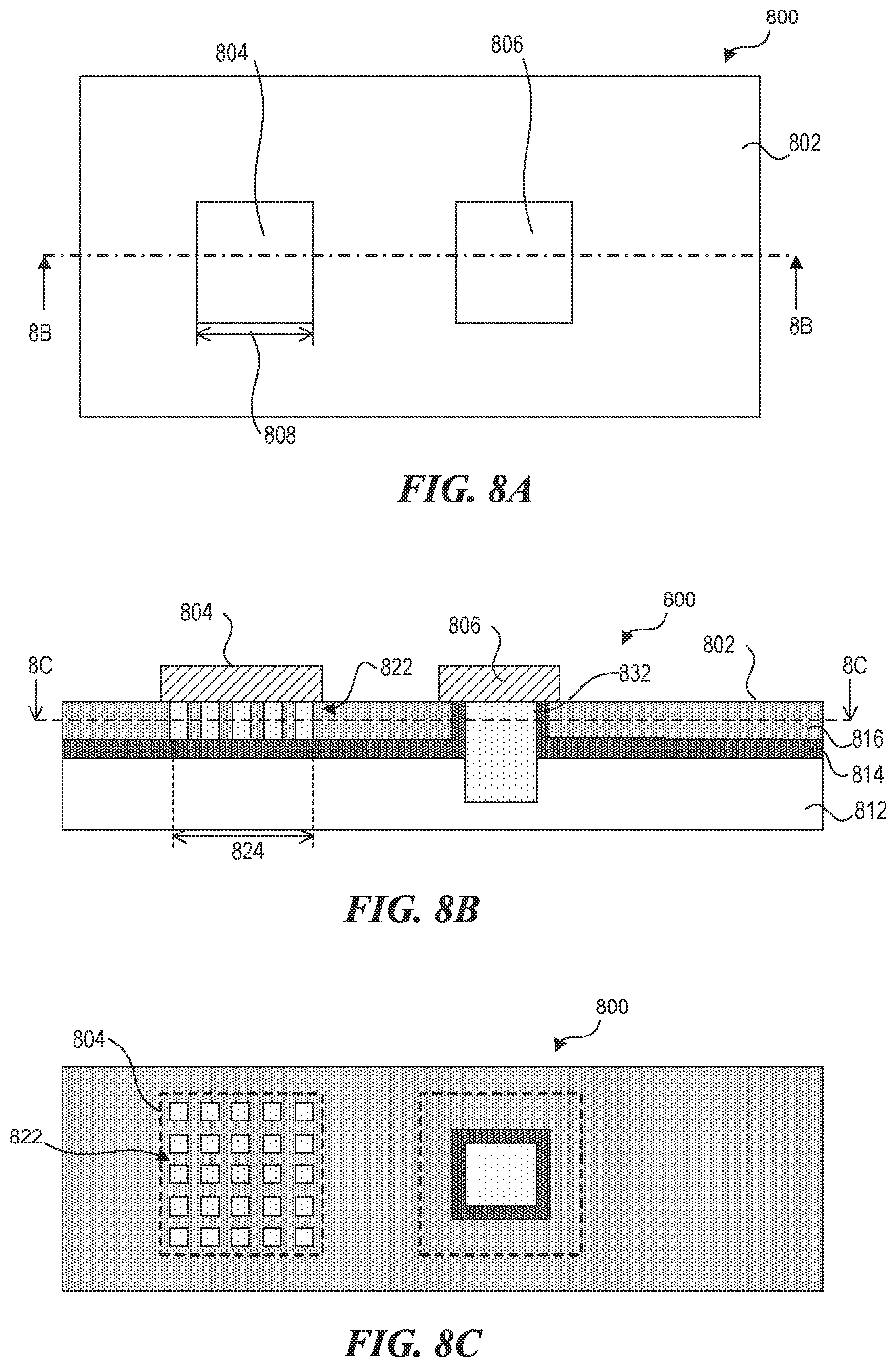Patent US11824025 Figure 4 – Apparatus including integrated pads and methods of manufacturing the same