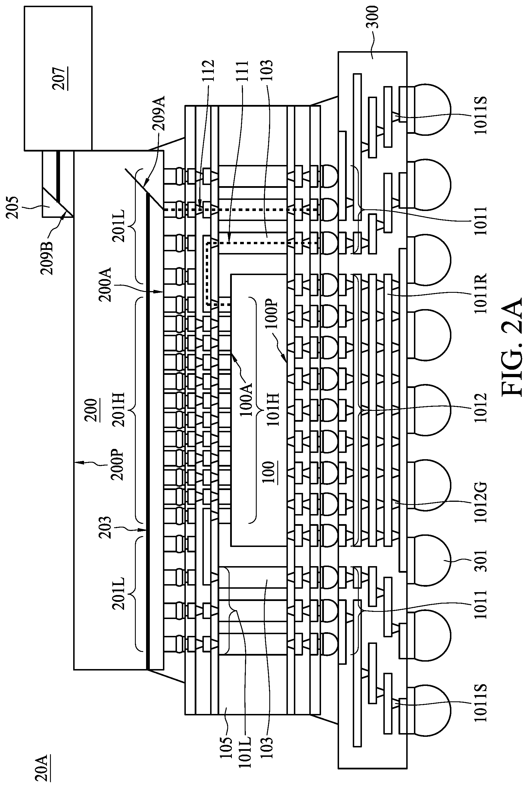 Patent US11824029 Figure 5 – Semiconductor package structure