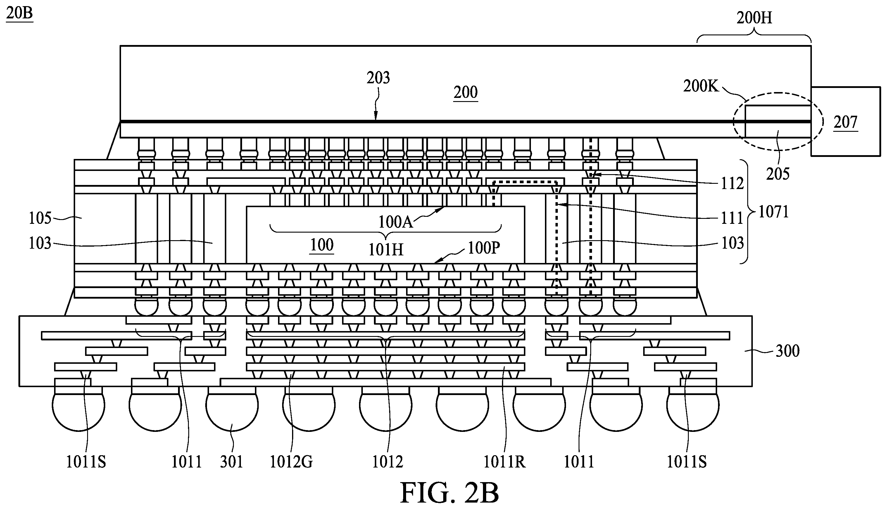 Patent US11824029 Figure 6 – Semiconductor package structure