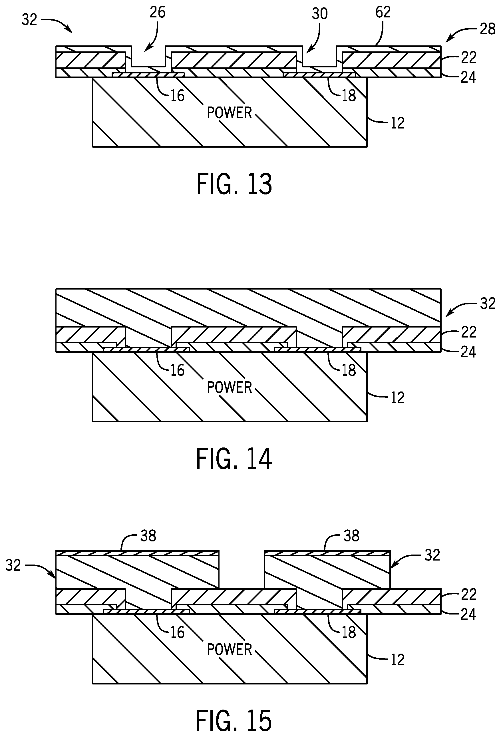 Patent US11824030 Figure 6 – Mechanical punched via formation in electronics package and electronics package formed thereby