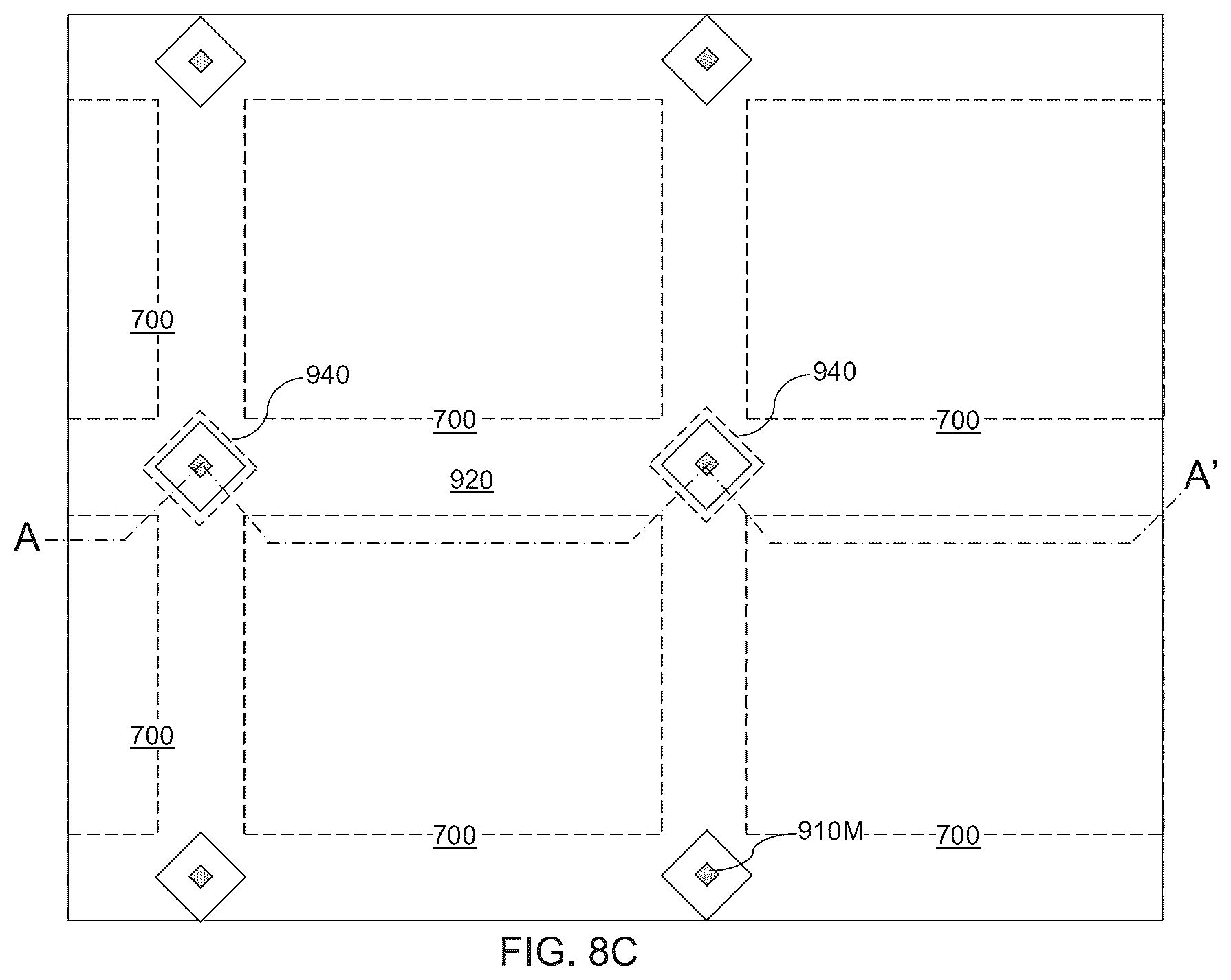 Patent US11824032 Figure 13 – Die corner removal for underfill crack suppression in semiconductor die packaging