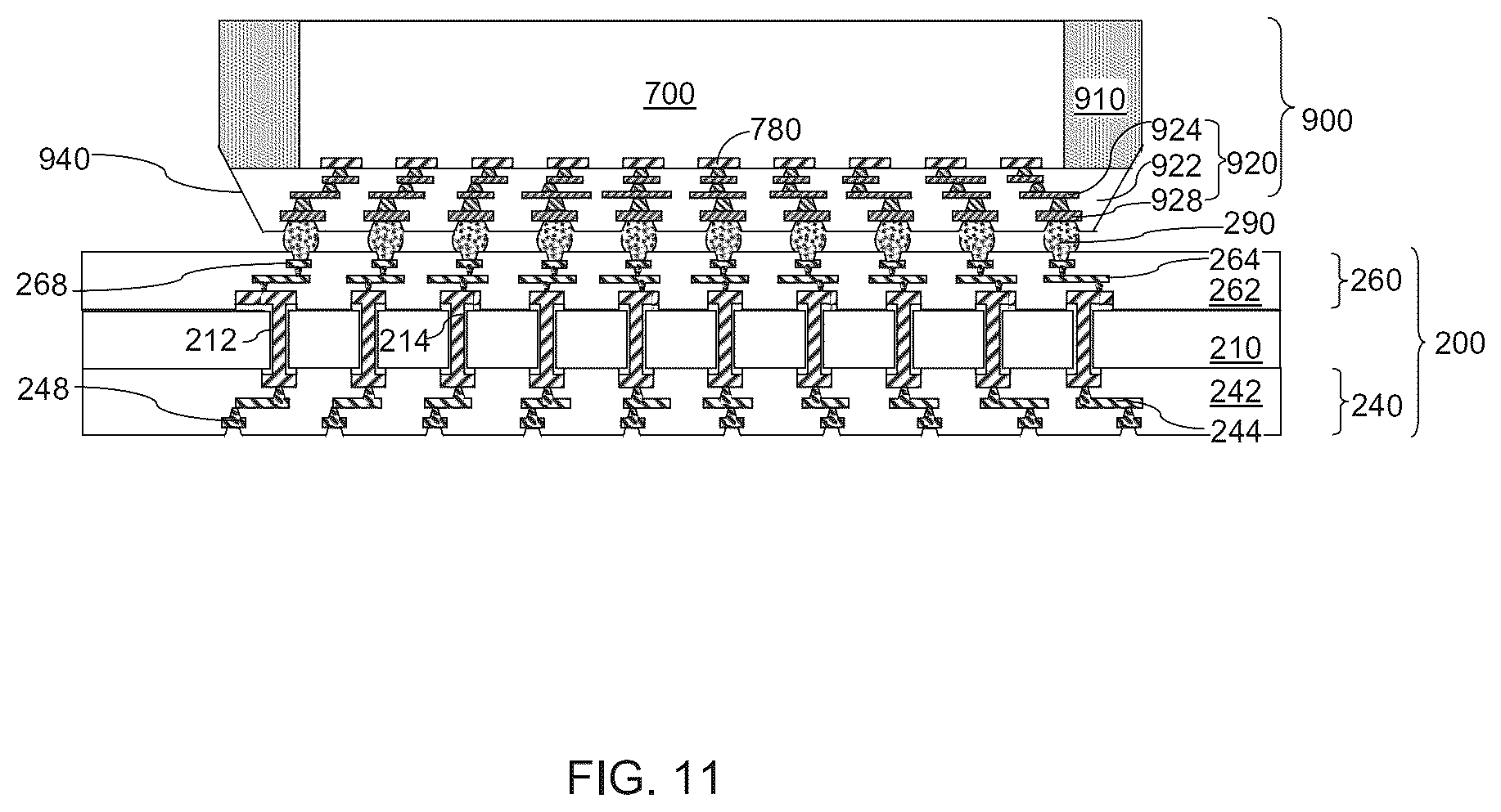 Patent US11824032 Figure 18 – Die corner removal for underfill crack suppression in semiconductor die packaging