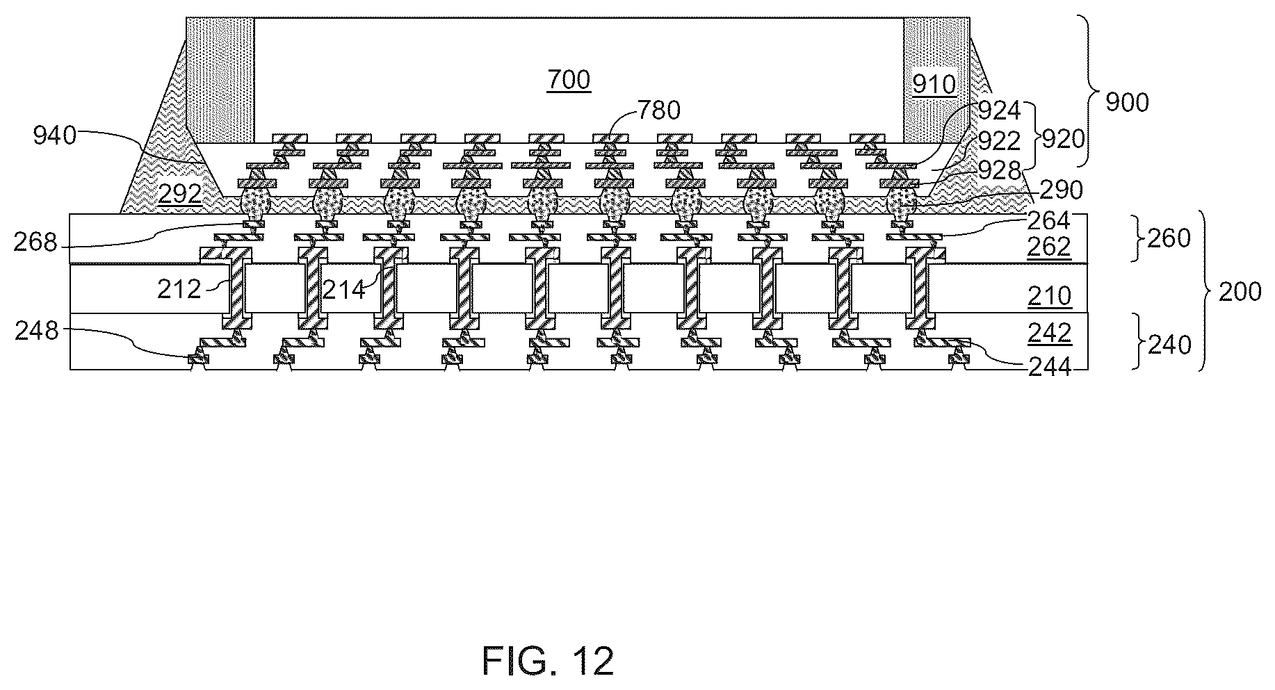 Patent US11824032 Figure 19 – Die corner removal for underfill crack suppression in semiconductor die packaging