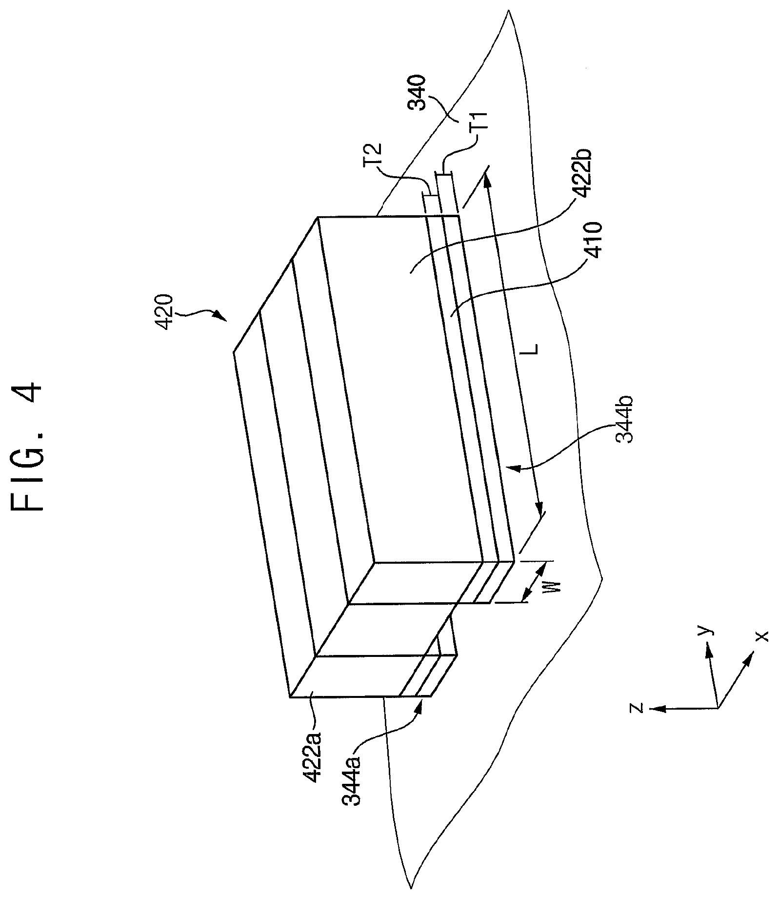 Patent US11824033 Figure 4 – Semiconductor package and method of manufacturing the semiconductor package