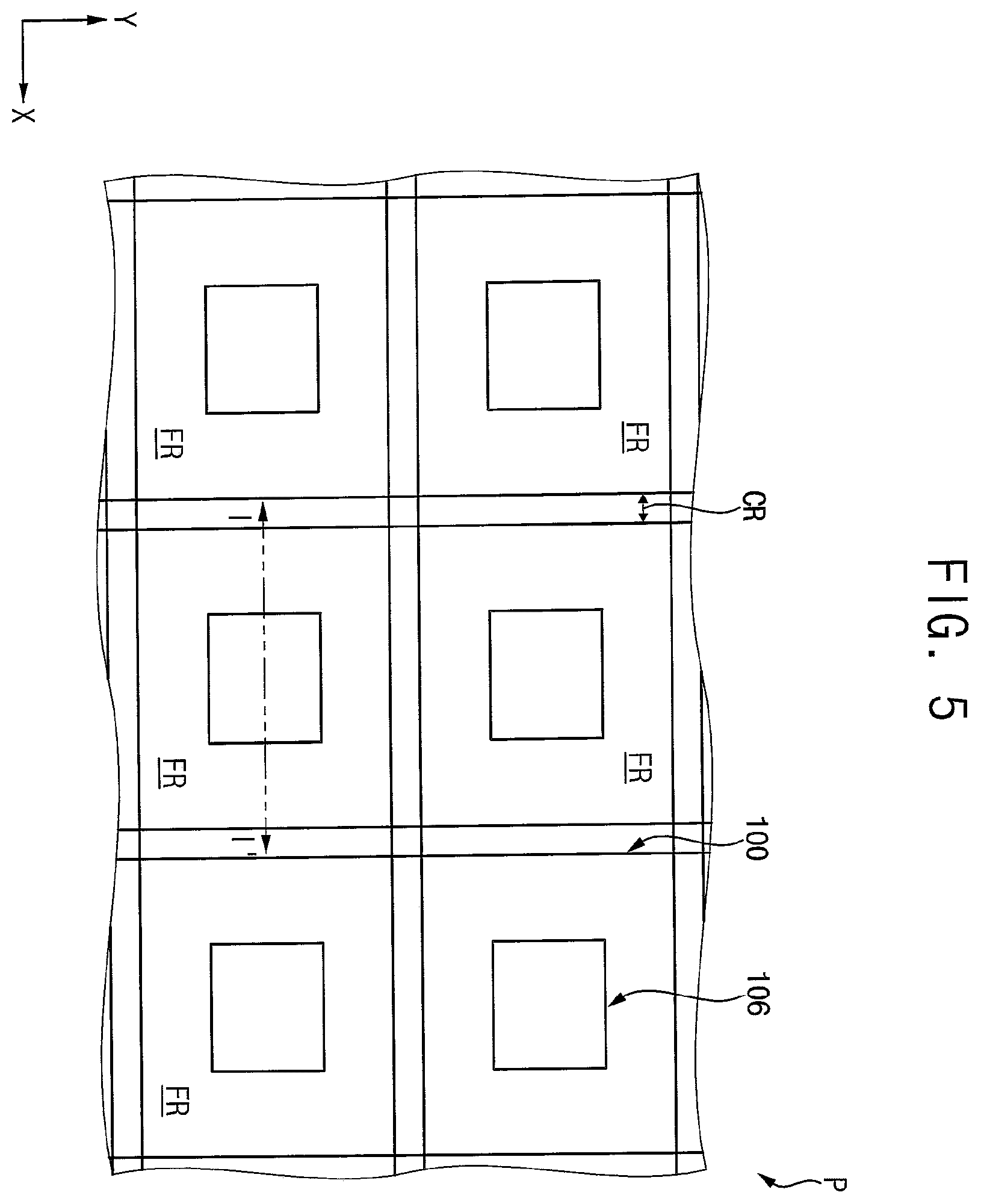 Patent US11824033 Figure 5 – Semiconductor package and method of manufacturing the semiconductor package