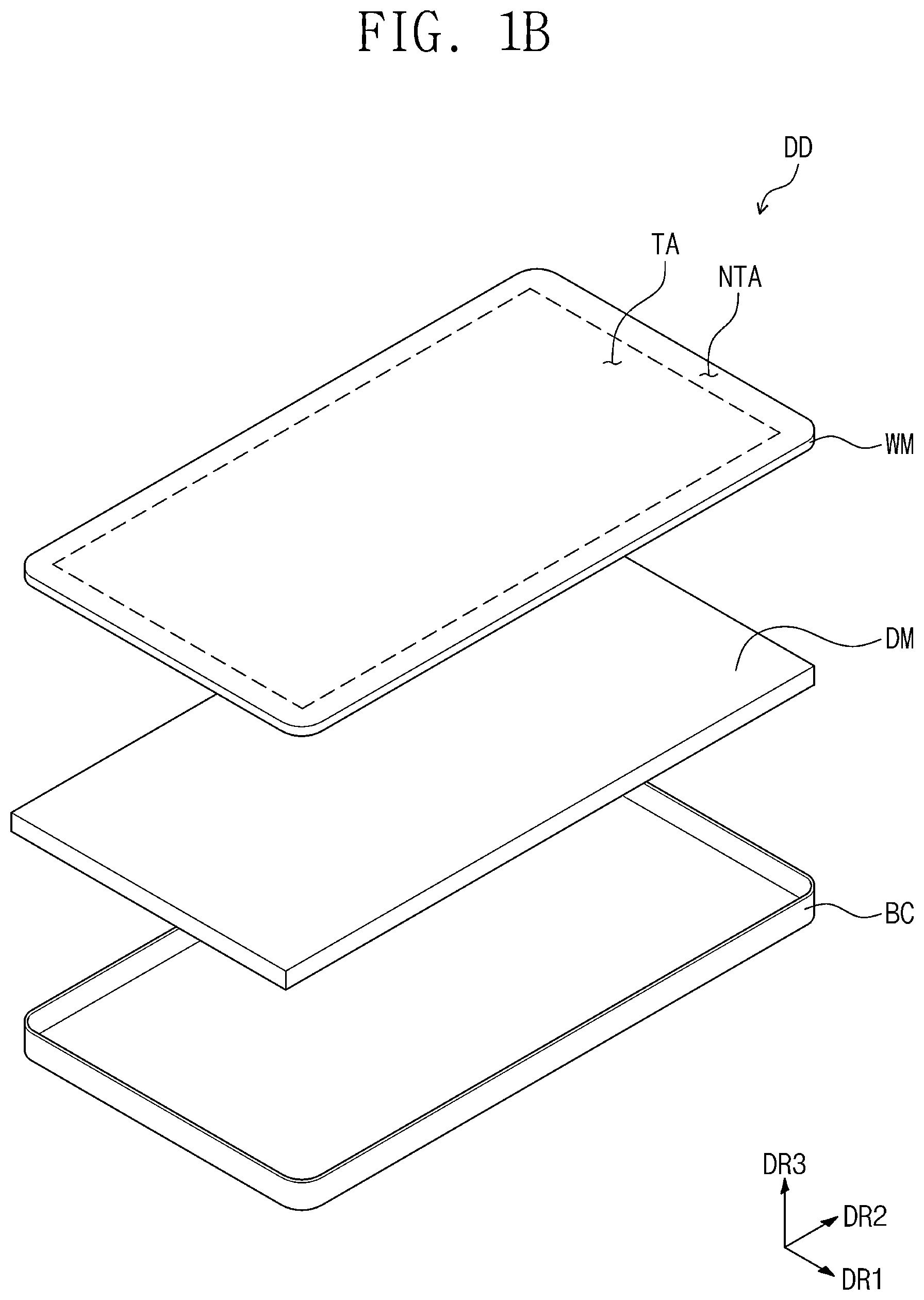 Patent US11824034 Figure 2 – Display device including adhesive film with conductive ball