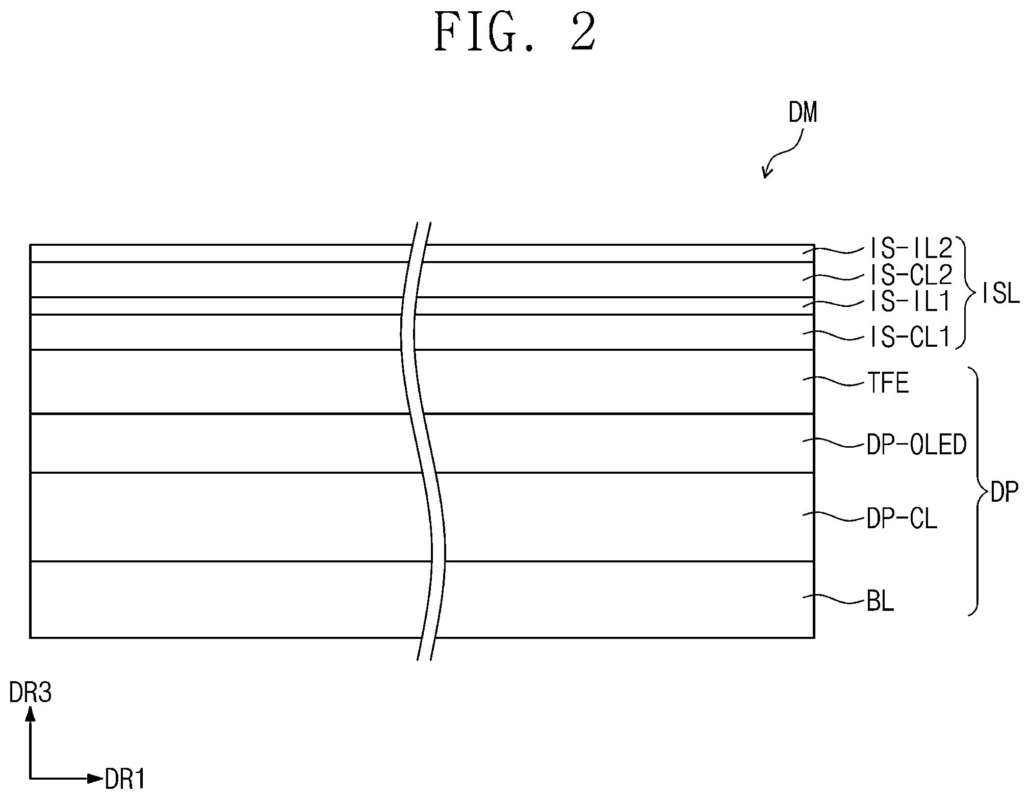 Patent US11824034 Figure 3 – Display device including adhesive film with conductive ball