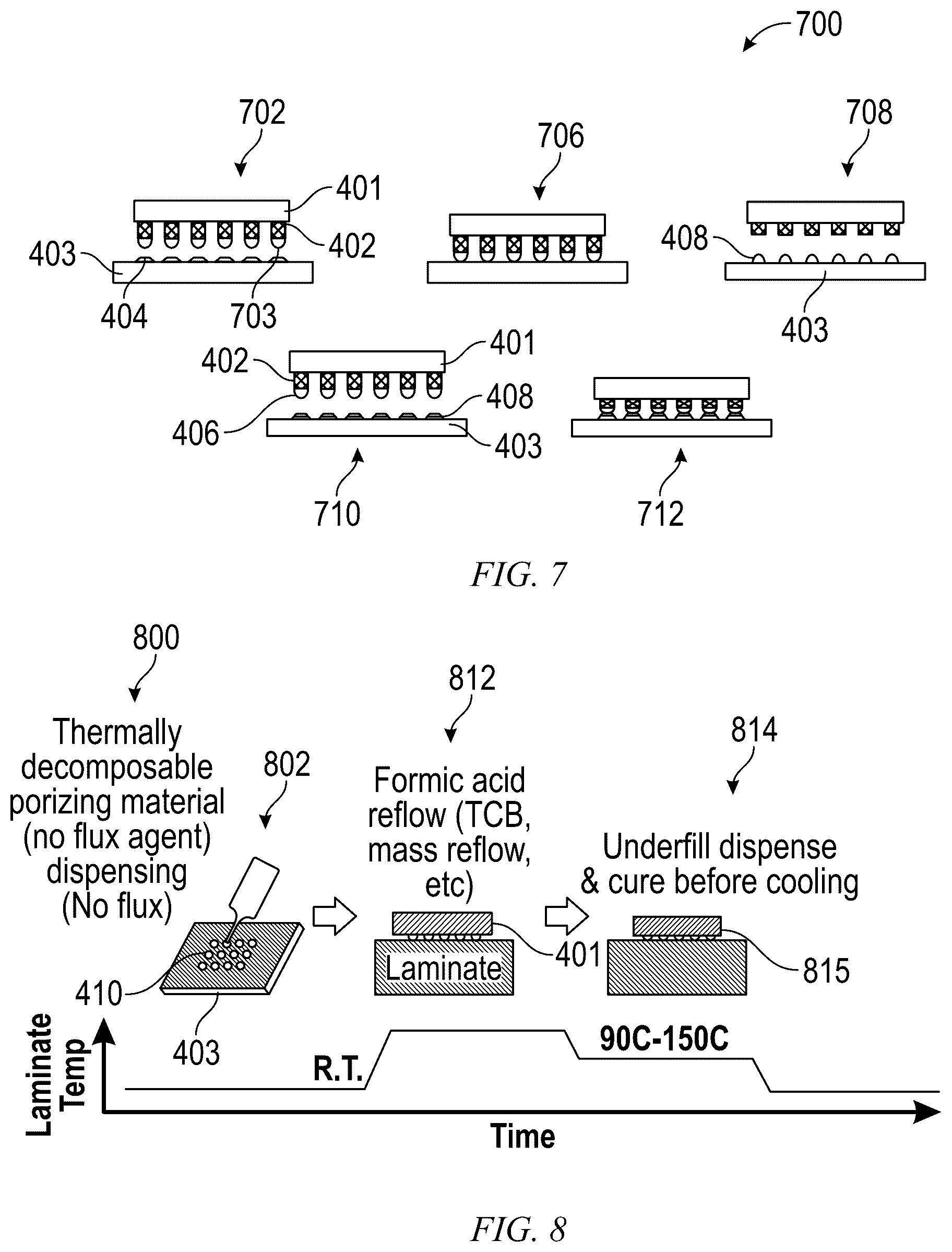Patent US11824037 Figure 4 – Assembly of a chip to a substrate