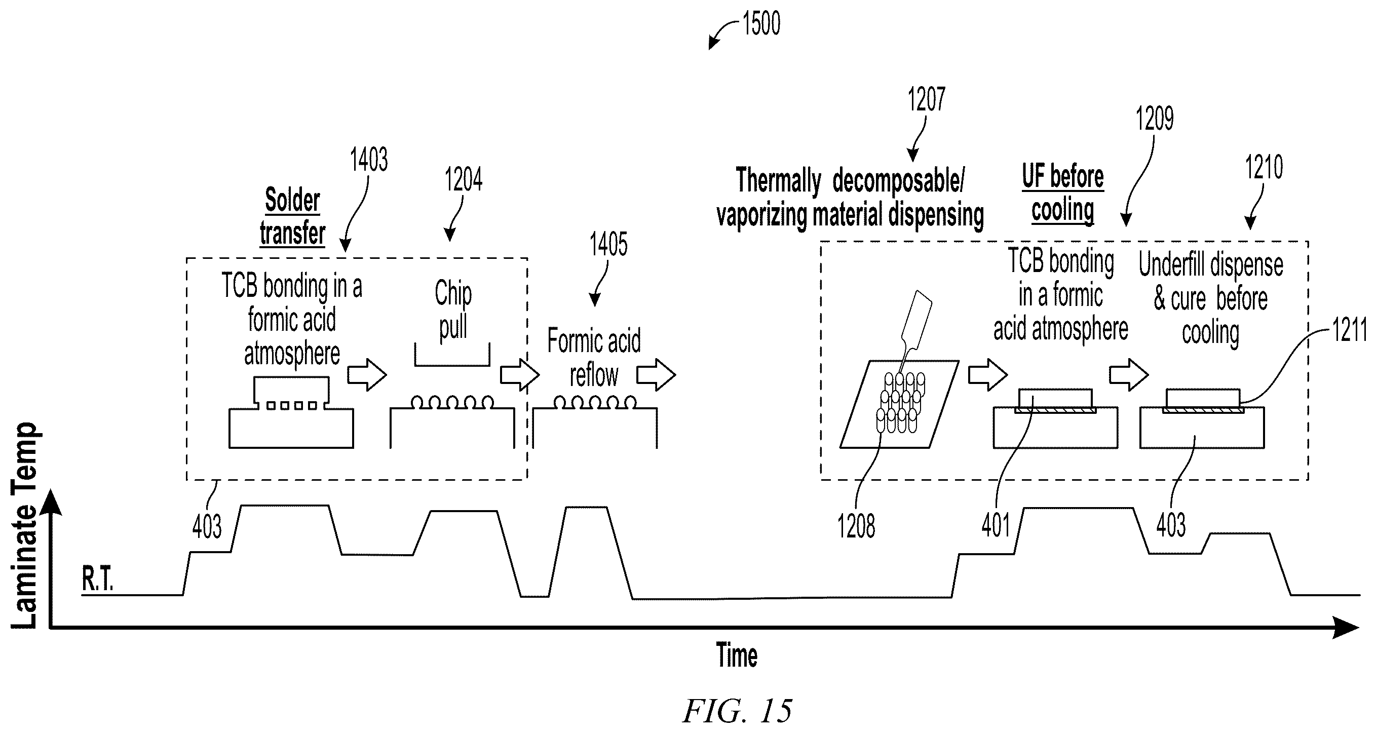 Patent US11824037 Figure 10 – Assembly of a chip to a substrate
