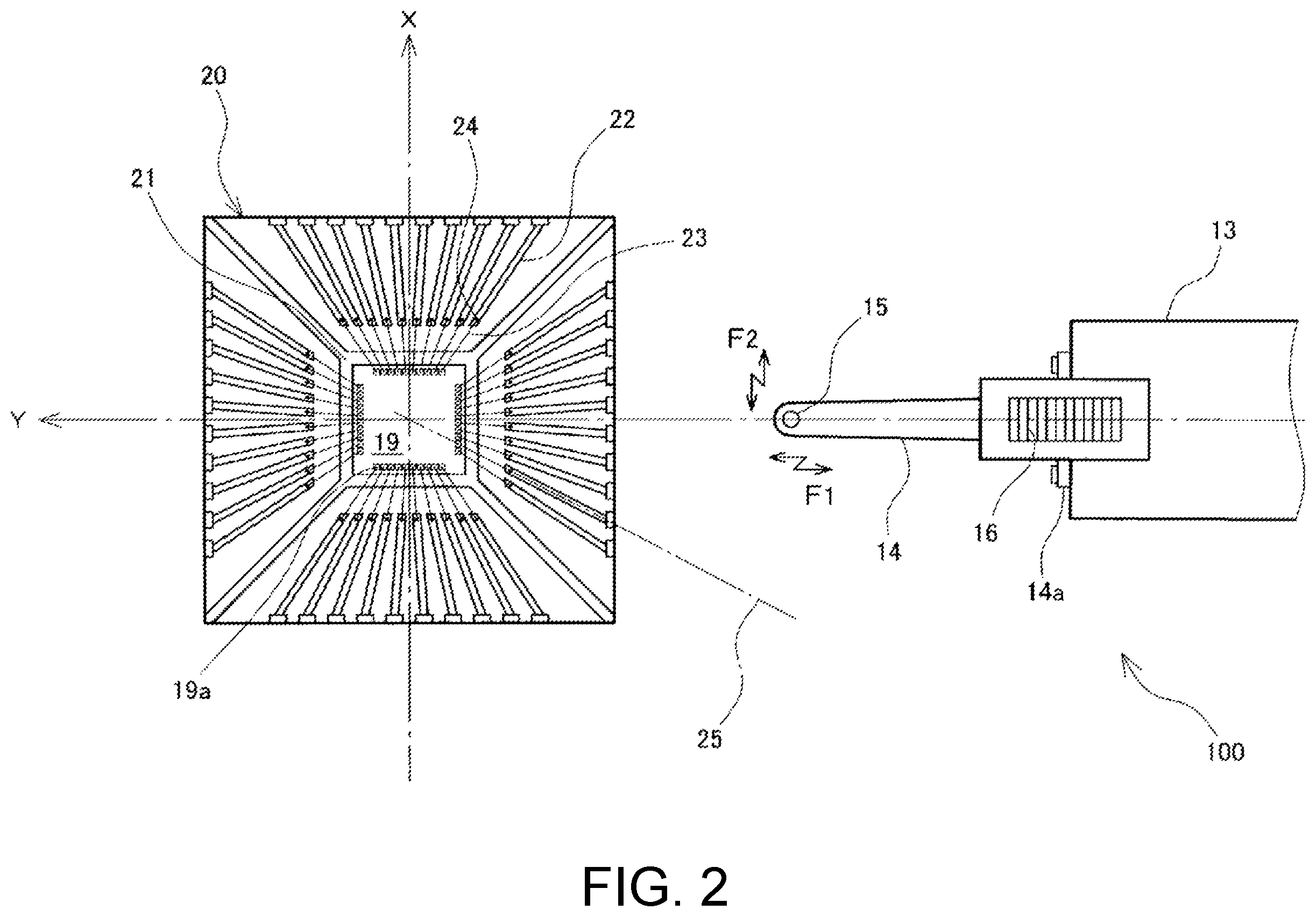 Patent US11824038 Figure 2 – Wire bonding apparatus