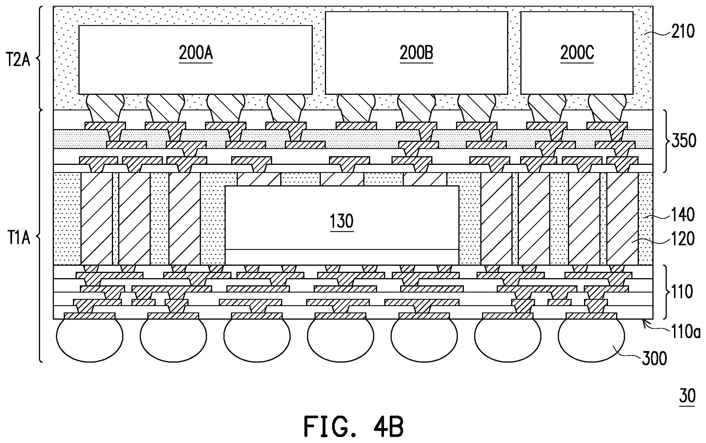 Patent US11824040 Figure 11 – Package component, electronic device and manufacturing method thereof