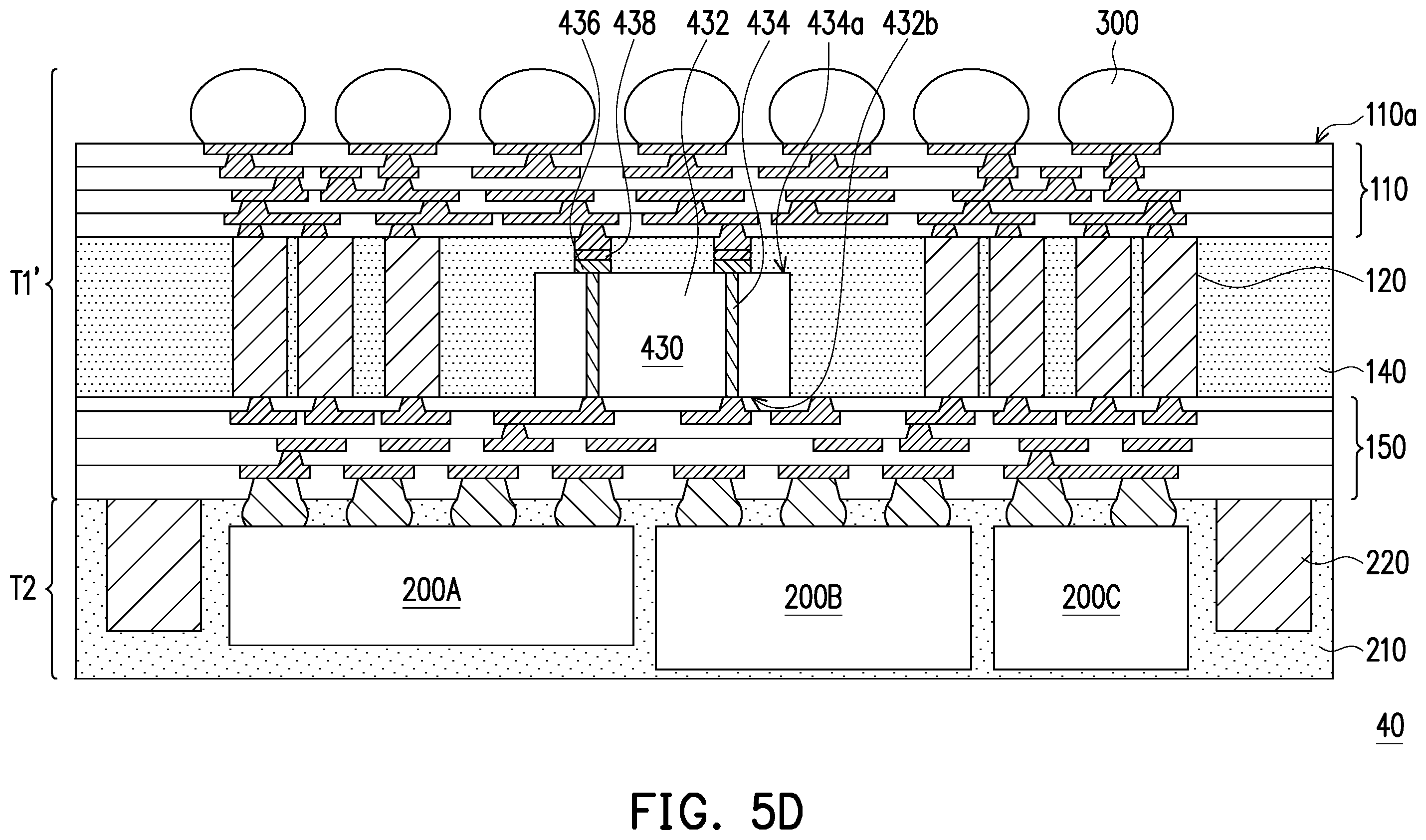 Patent US11824040 Figure 15 – Package component, electronic device and manufacturing method thereof