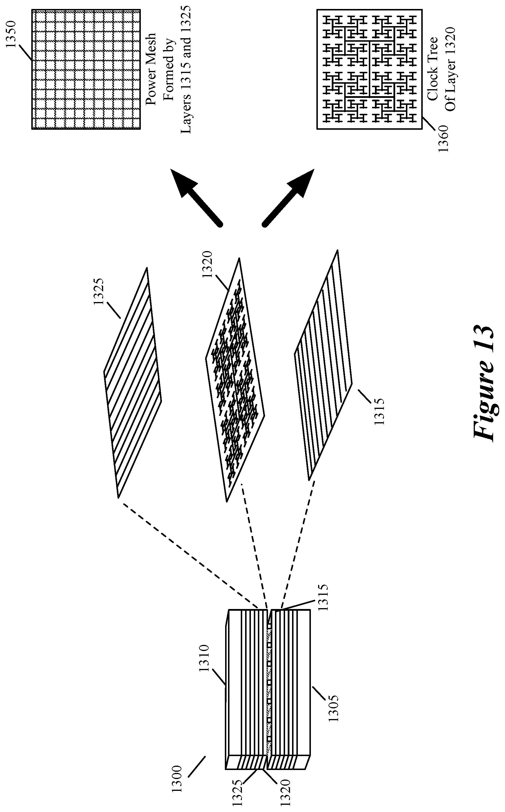 Patent US11824042 Figure 11 – 3D chip sharing data bus