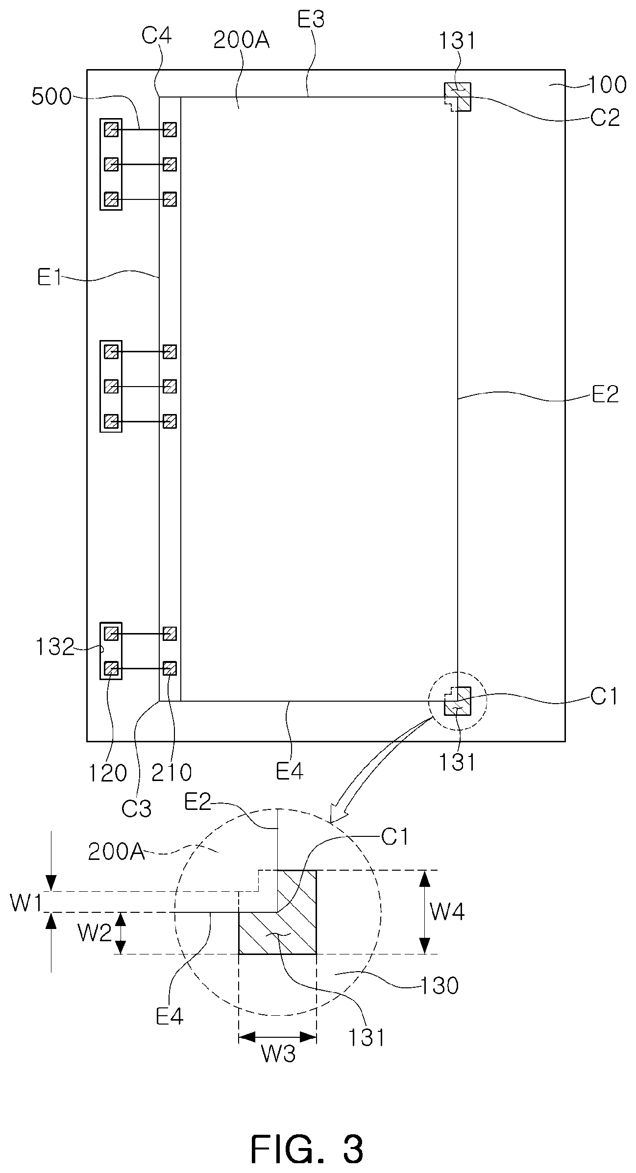 Patent US11824043 Figure 3 – Semiconductor package