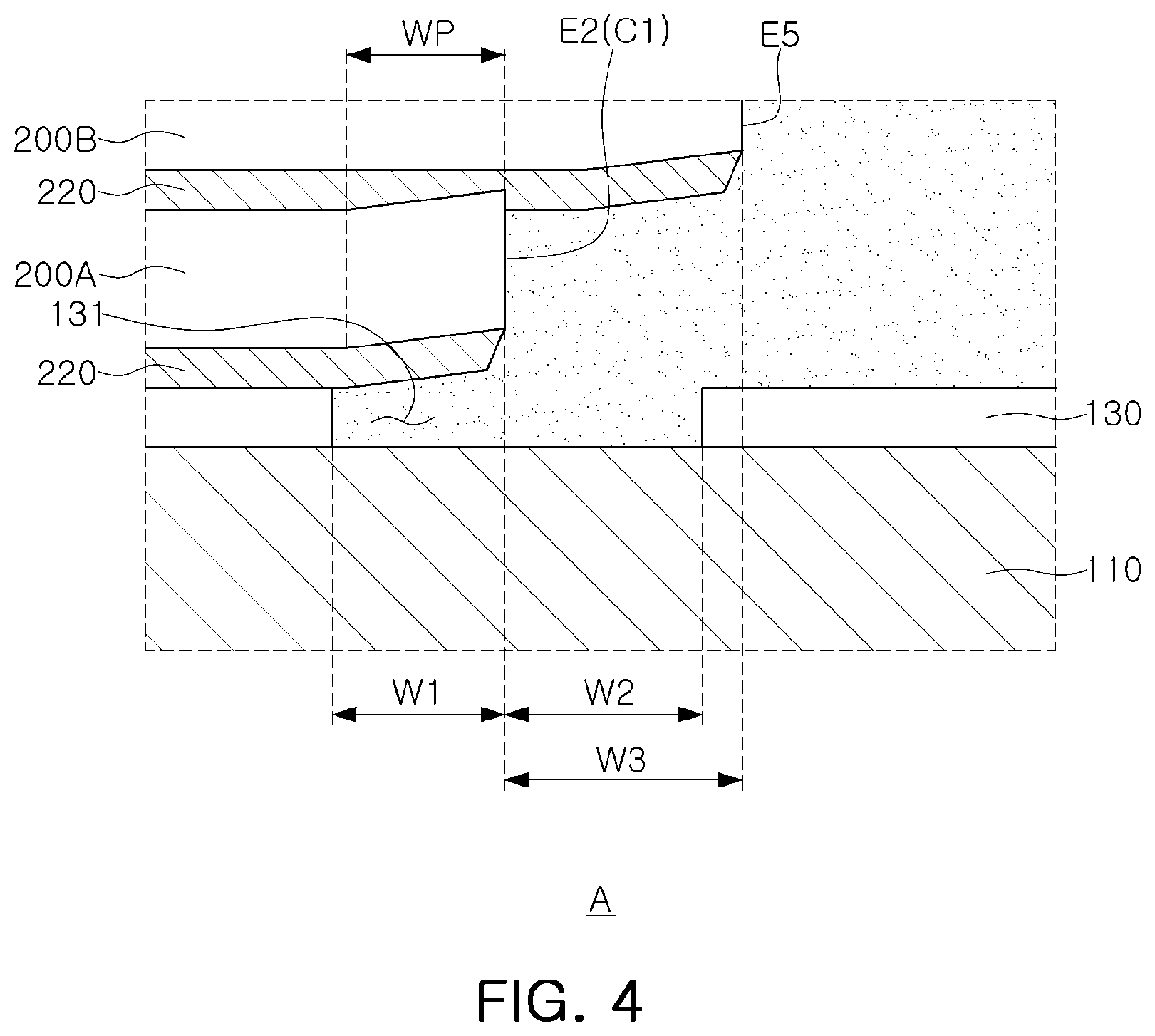 Patent US11824043 Figure 4 – Semiconductor package