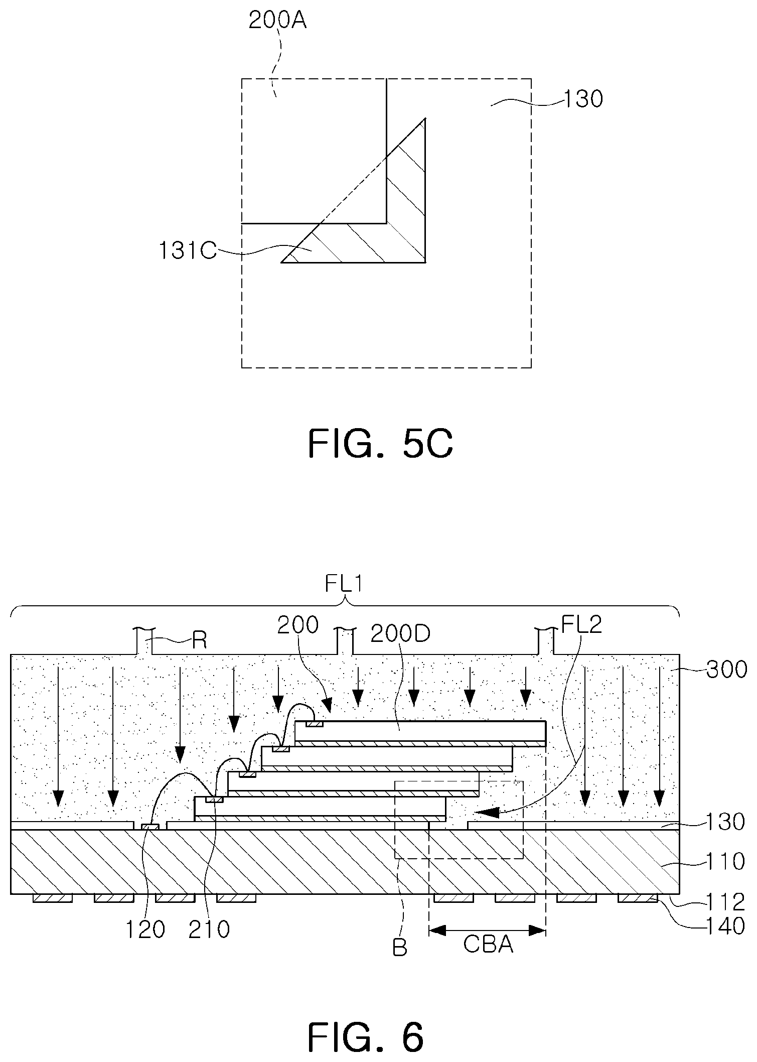 Patent US11824043 Figure 6 – Semiconductor package