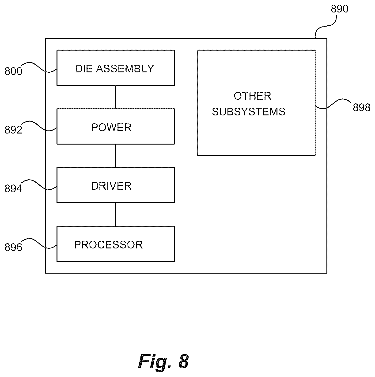 Patent US11824044 Figure 11 – Stacked semiconductor die assemblies with die support members and associated systems and methods