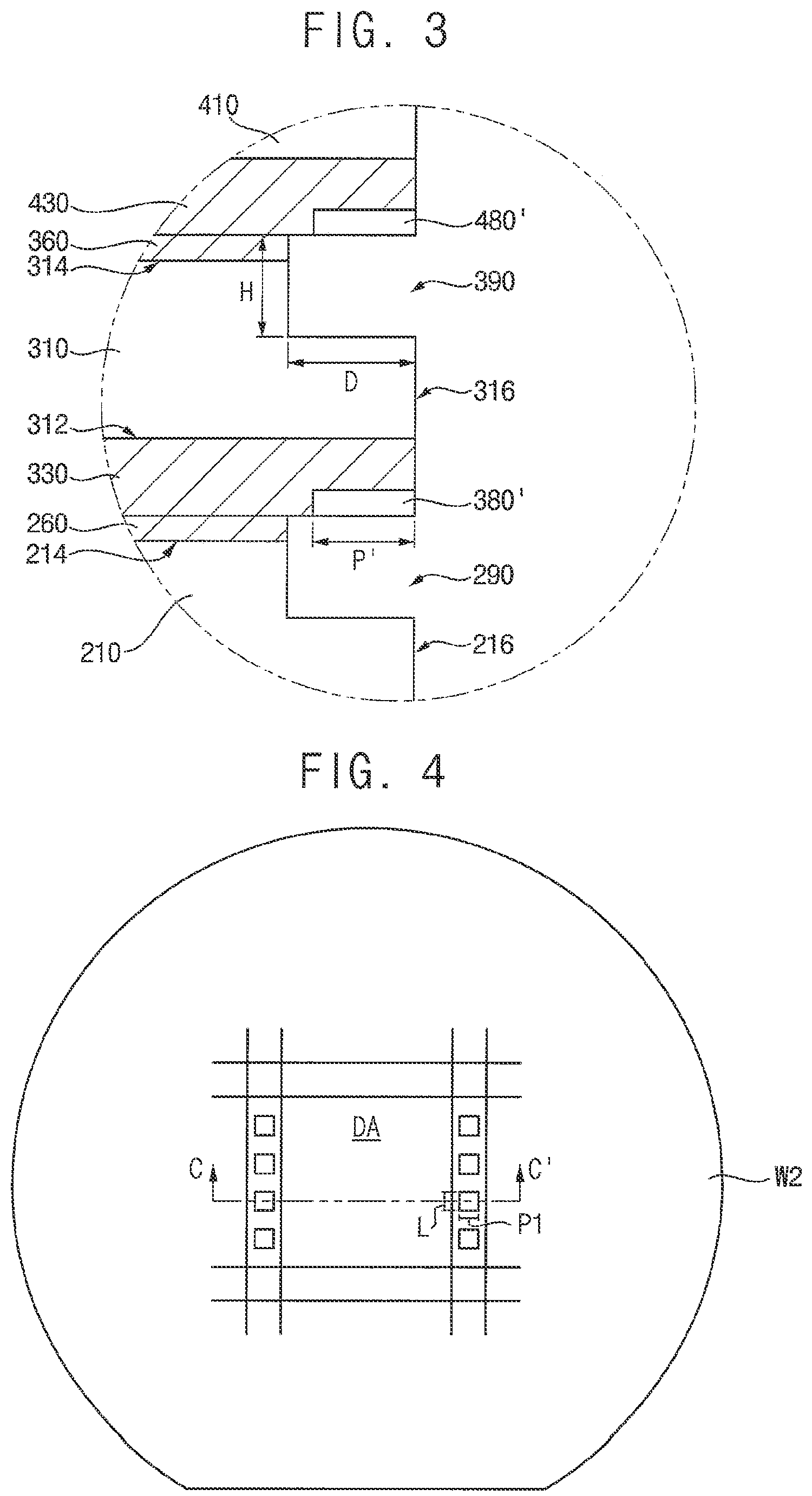 Patent US11824045 Figure 3 – Semiconductor package and method of manufacturing the semiconductor package