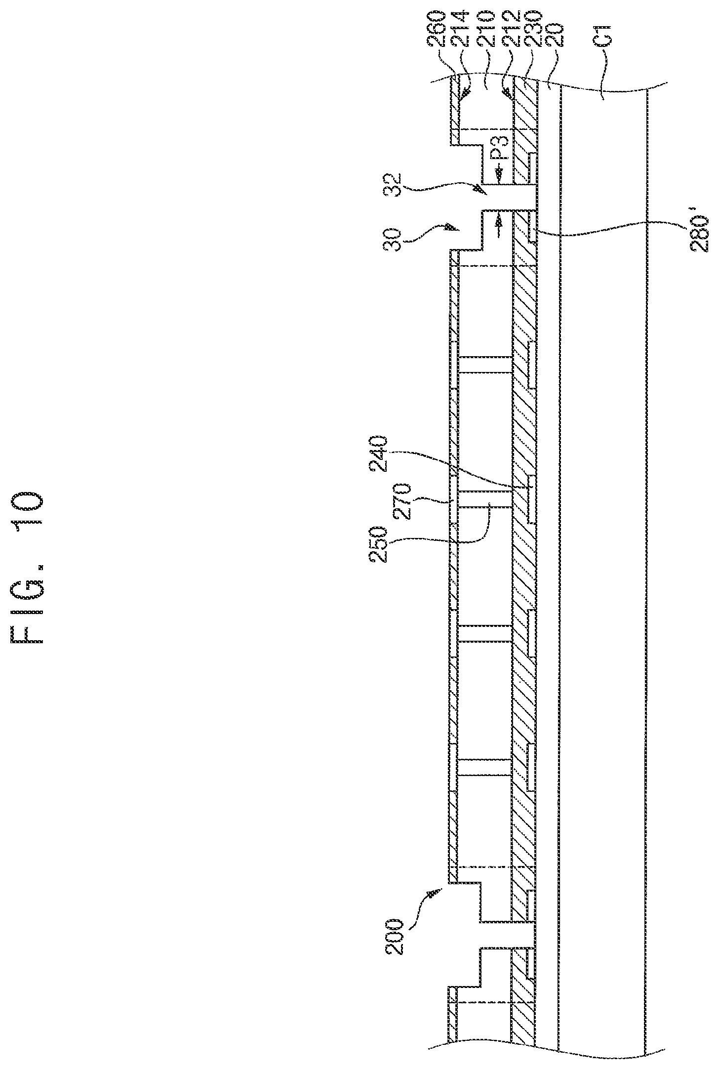 Patent US11824045 Figure 9 – Semiconductor package and method of manufacturing the semiconductor package