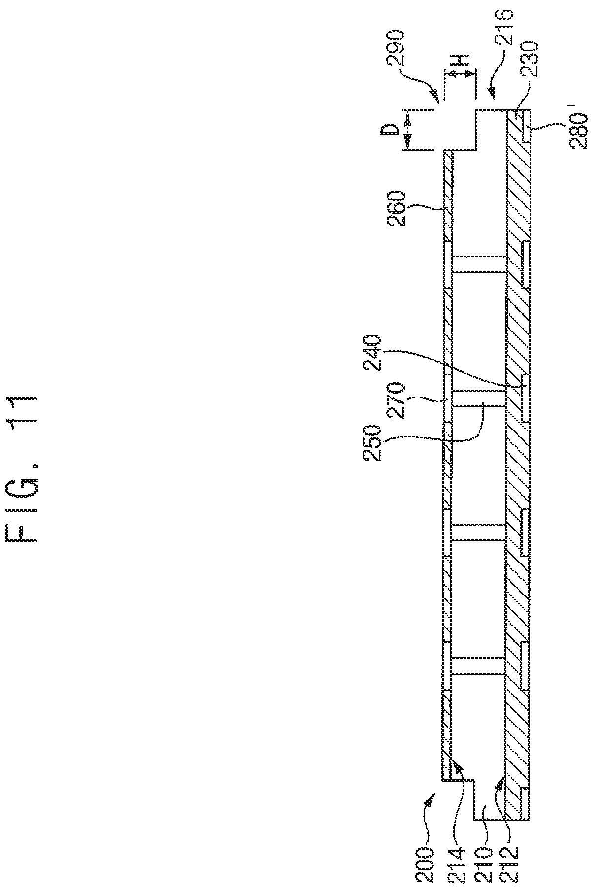 Patent US11824045 Figure 10 – Semiconductor package and method of manufacturing the semiconductor package