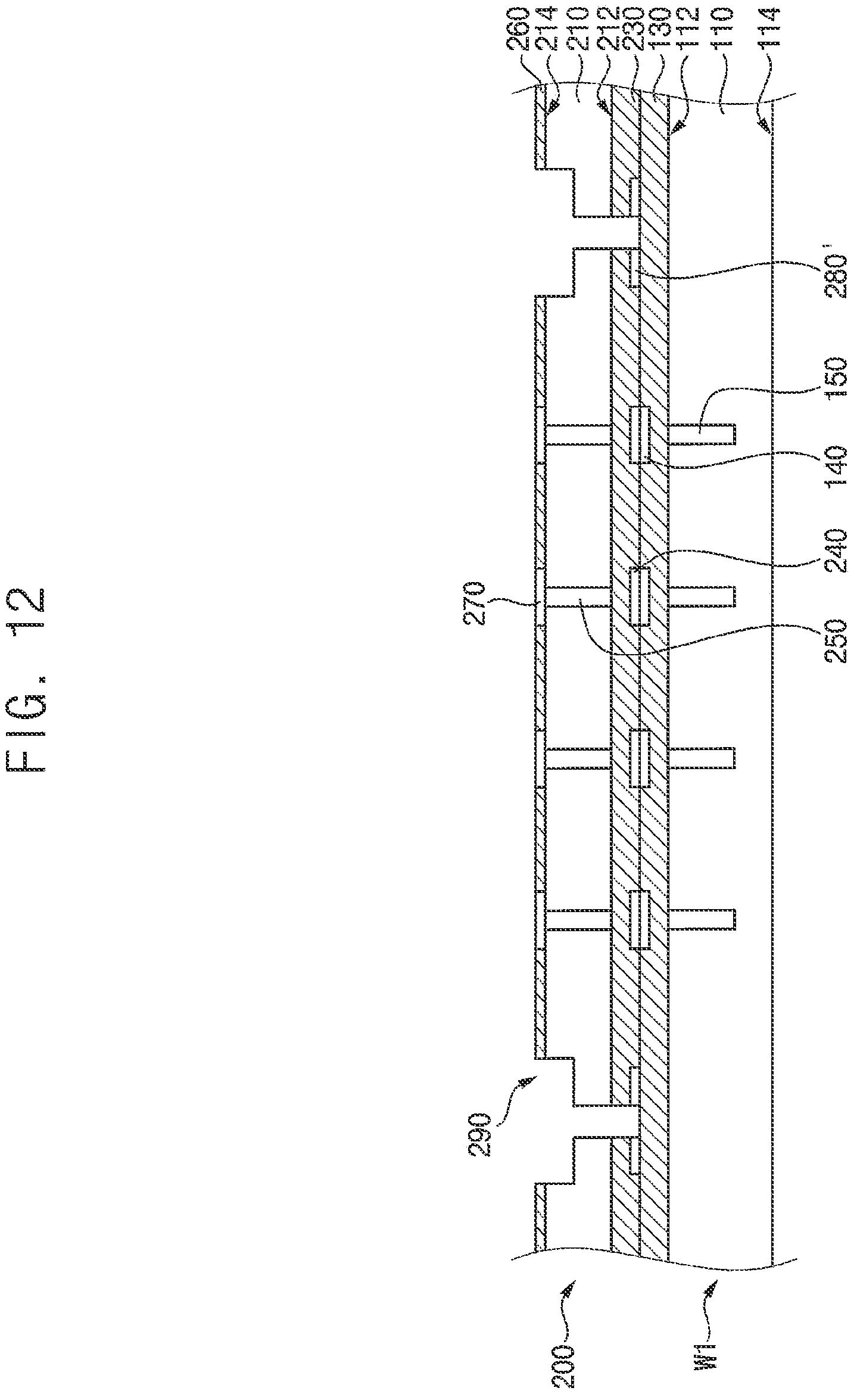 Patent US11824045 Figure 11 – Semiconductor package and method of manufacturing the semiconductor package