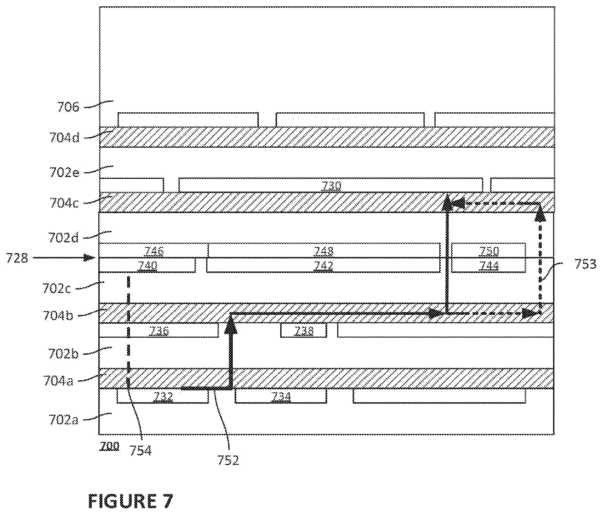 Patent US11824046 Figure 7 – Symbiotic network on layers