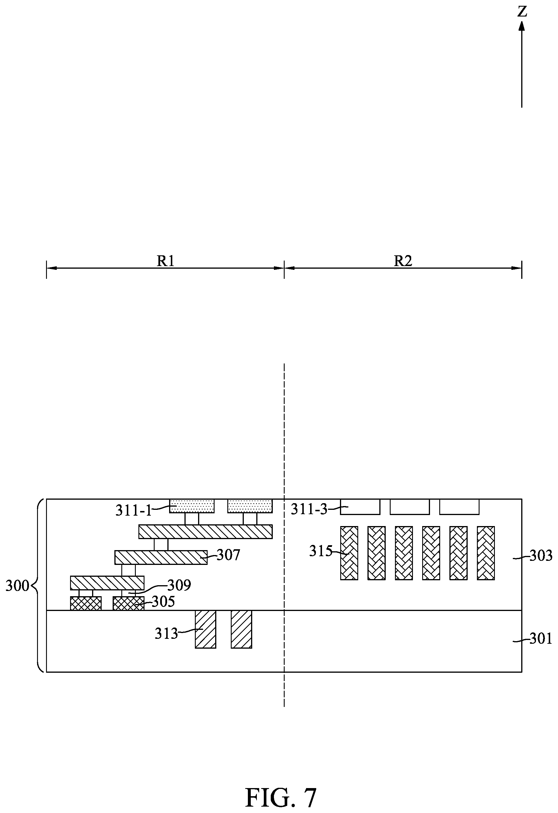 Patent US11824047 Figure 7 – Method for fabricating semiconductor device with stacked dies