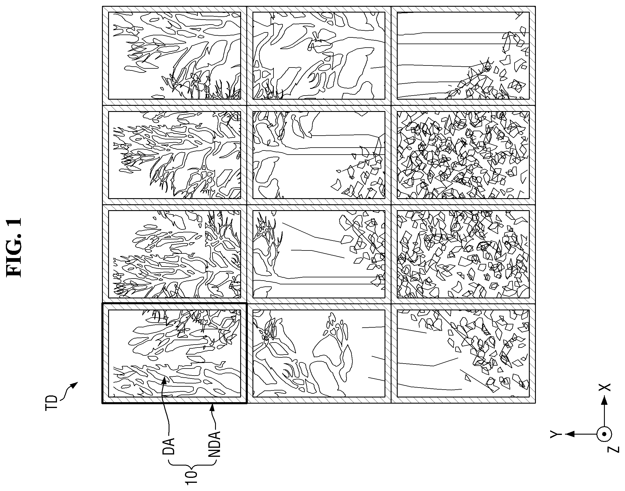 Patent US11824051 Figure 1 – Display device and tiled display device including the same