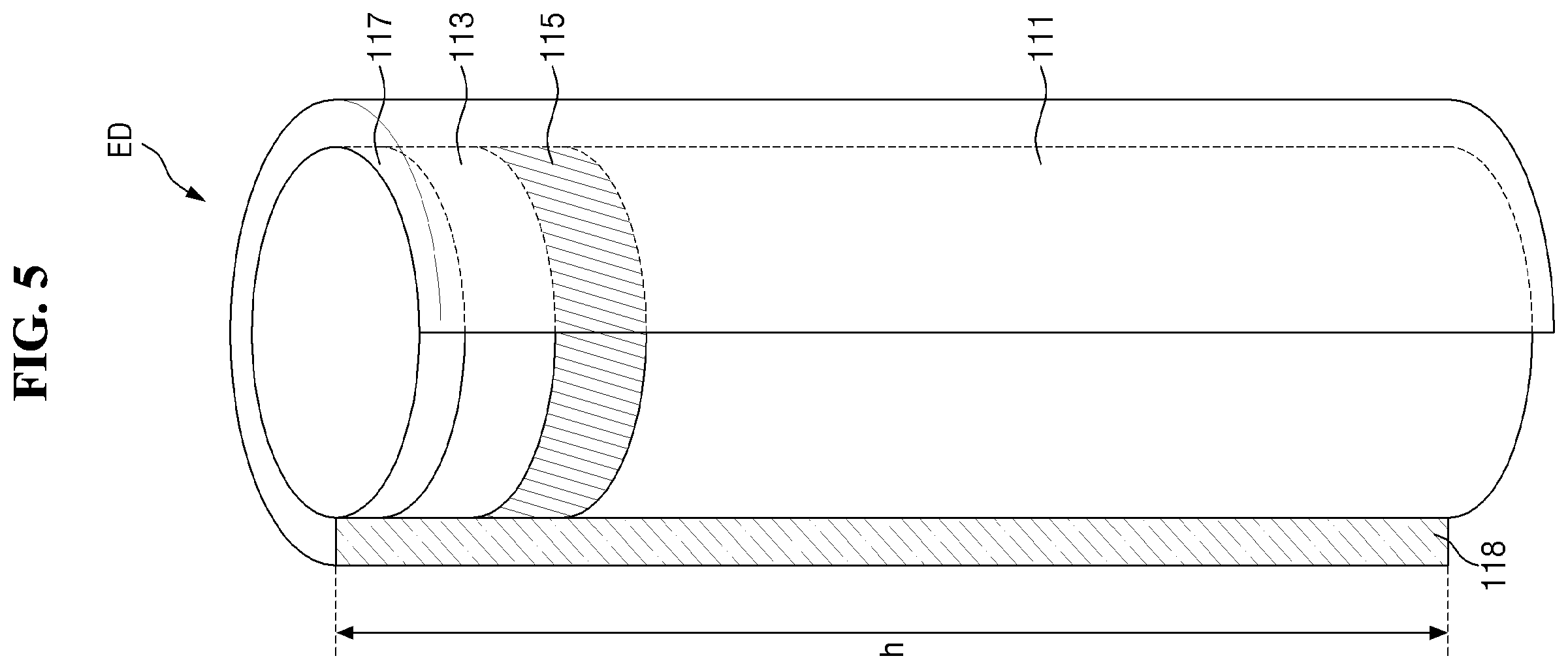 Patent US11824051 Figure 5 – Display device and tiled display device including the same