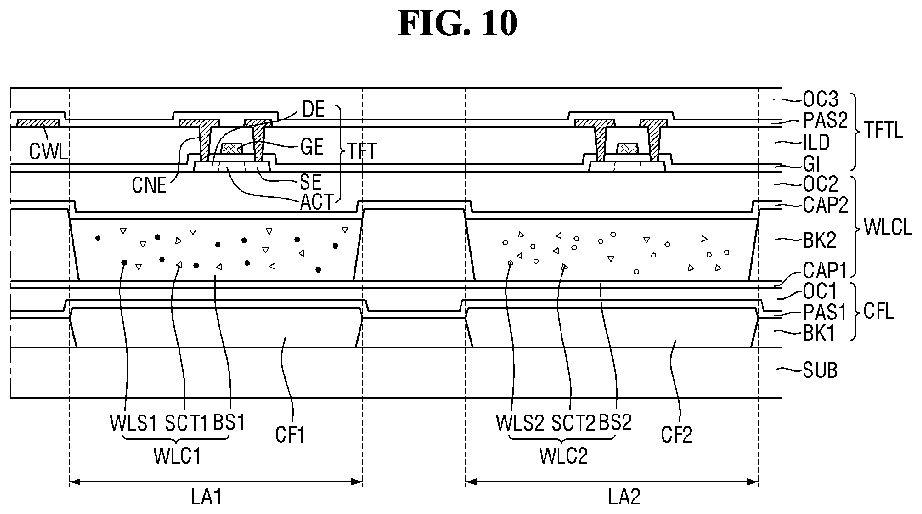 Patent US11824051 Figure 10 – Display device and tiled display device including the same
