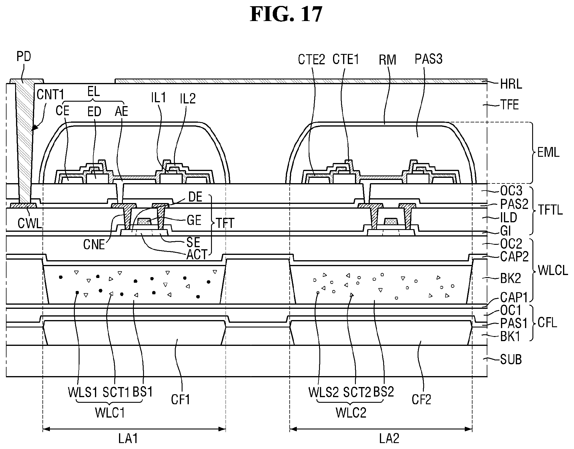 Patent US11824051 Figure 17 – Display device and tiled display device including the same