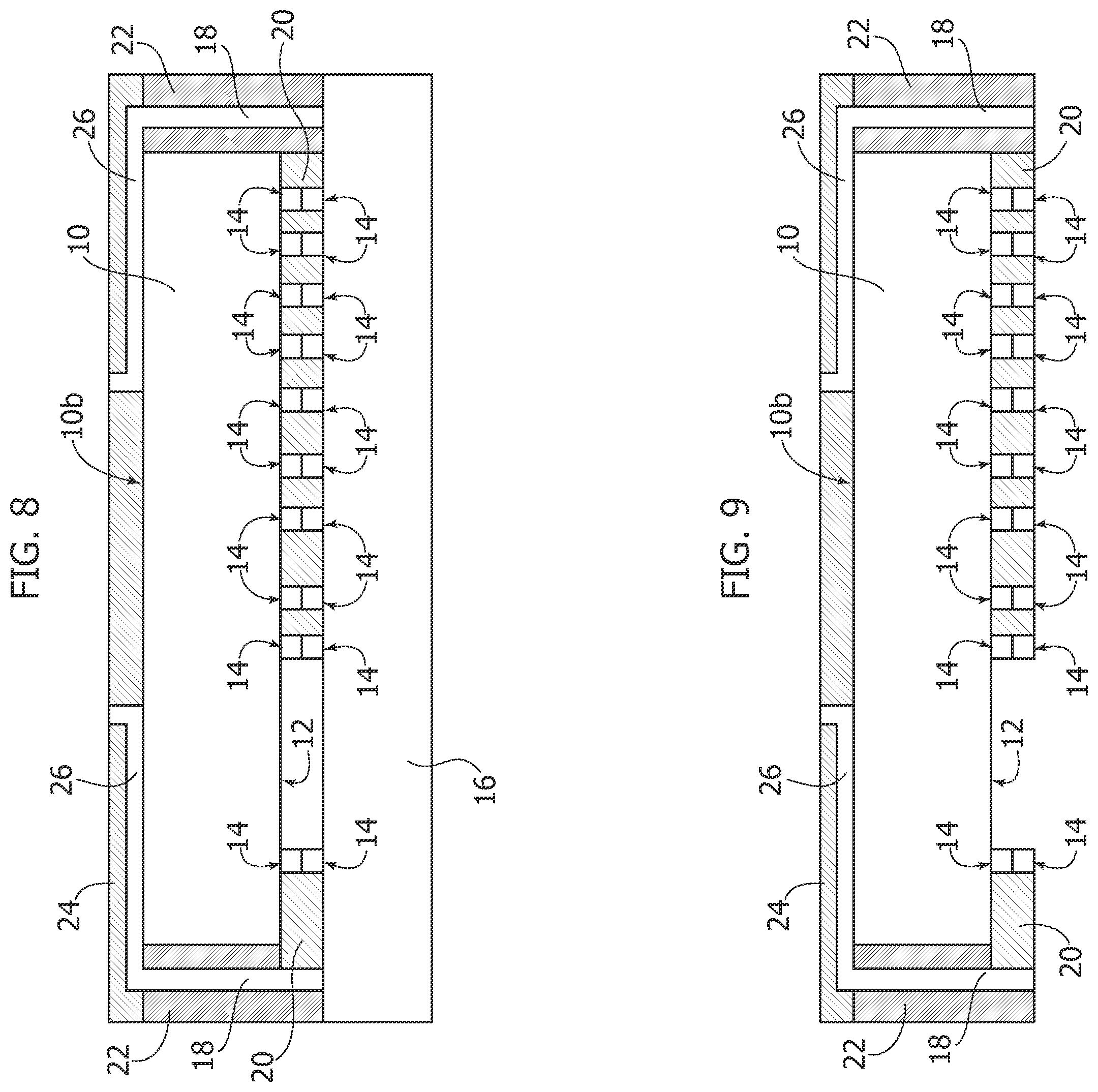 Patent US11824052 Figure 4 – Electro-optical system with an electrical integrated circuit over an optical integrated circuit