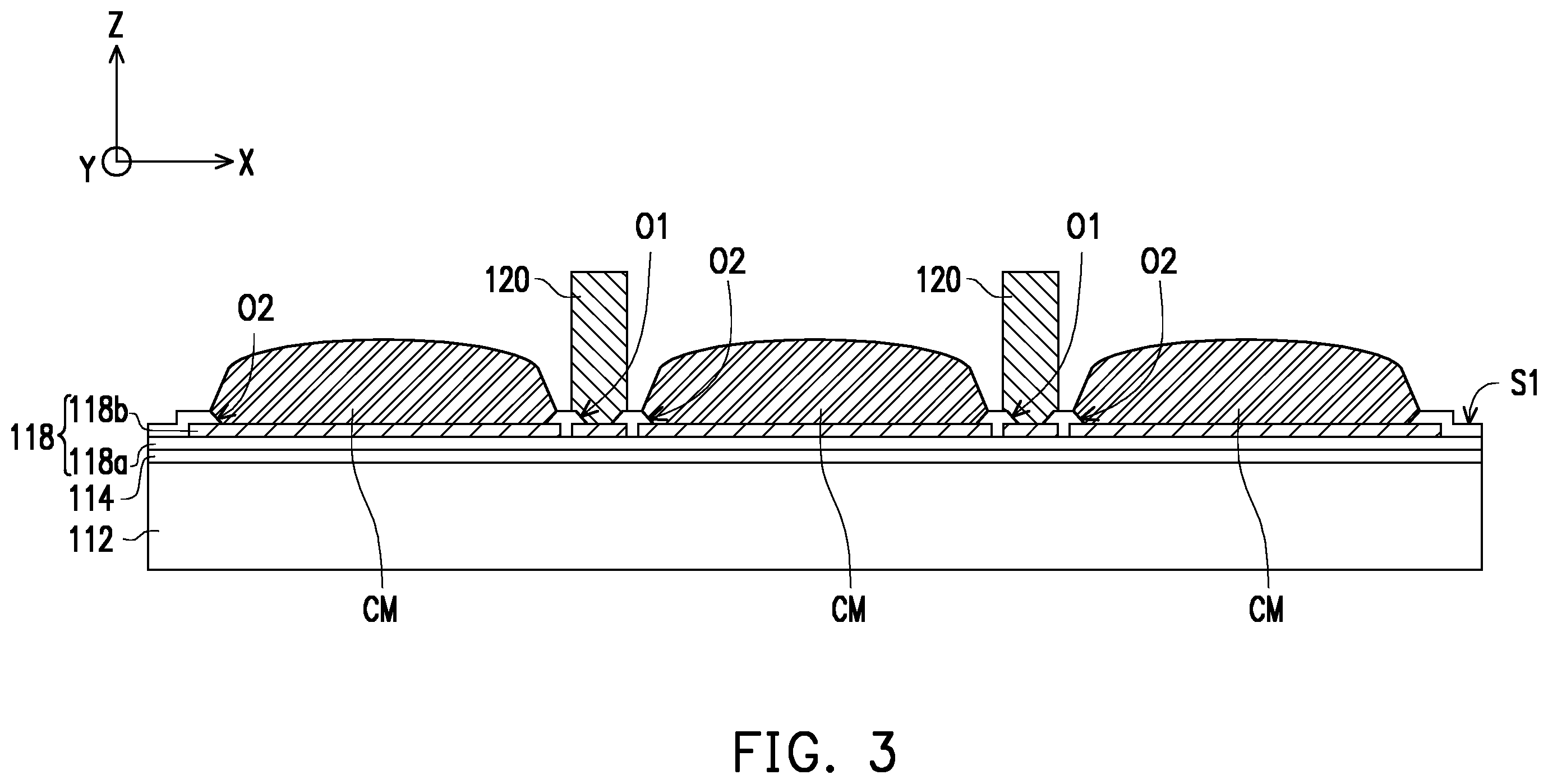 Patent US11824054 Figure 3 – Package structure