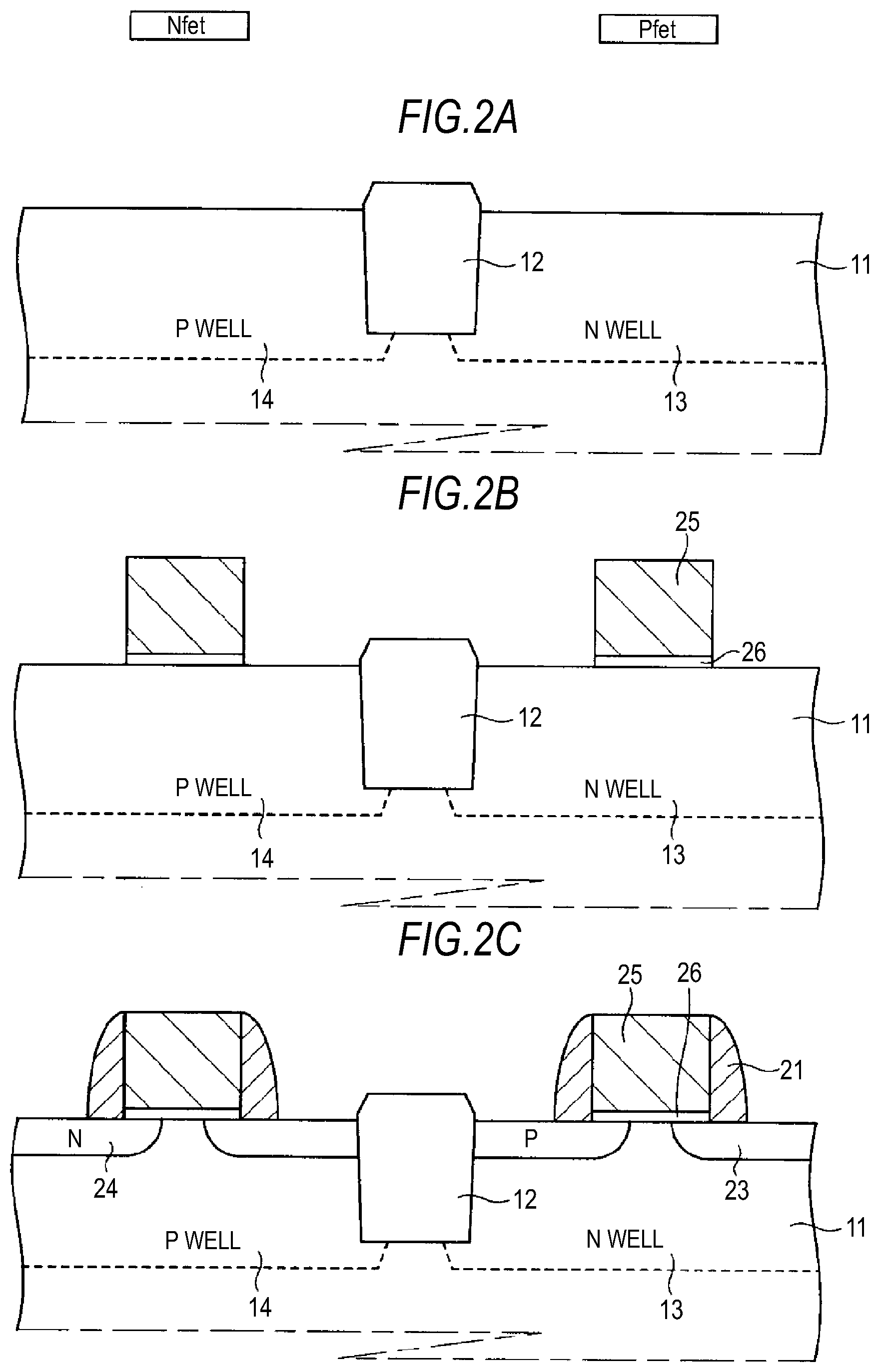 Patent US11824057 Figure 2 – Semiconductor device with fin-type field effect transistor