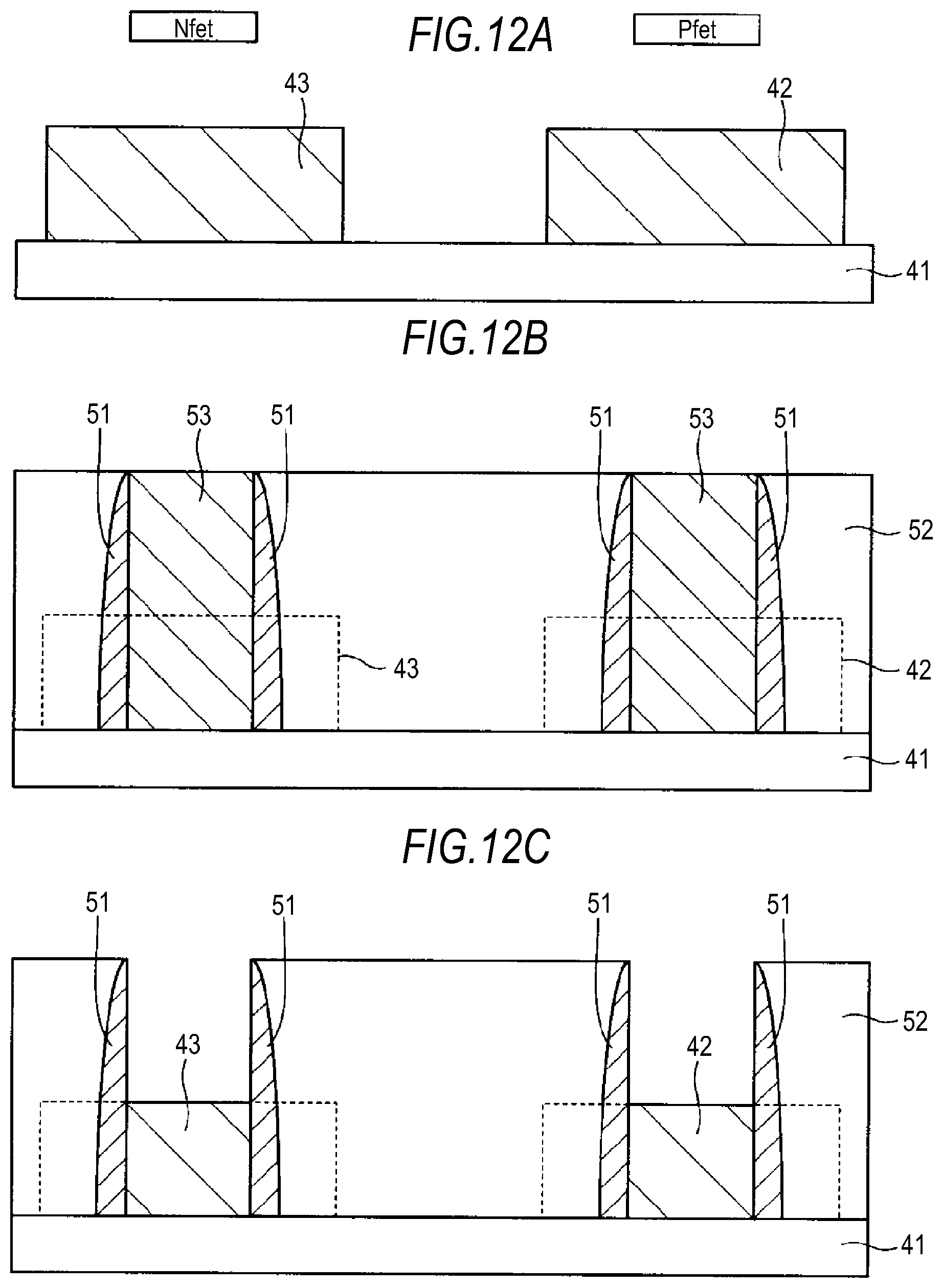 Patent US11824057 Figure 12 – Semiconductor device with fin-type field effect transistor
